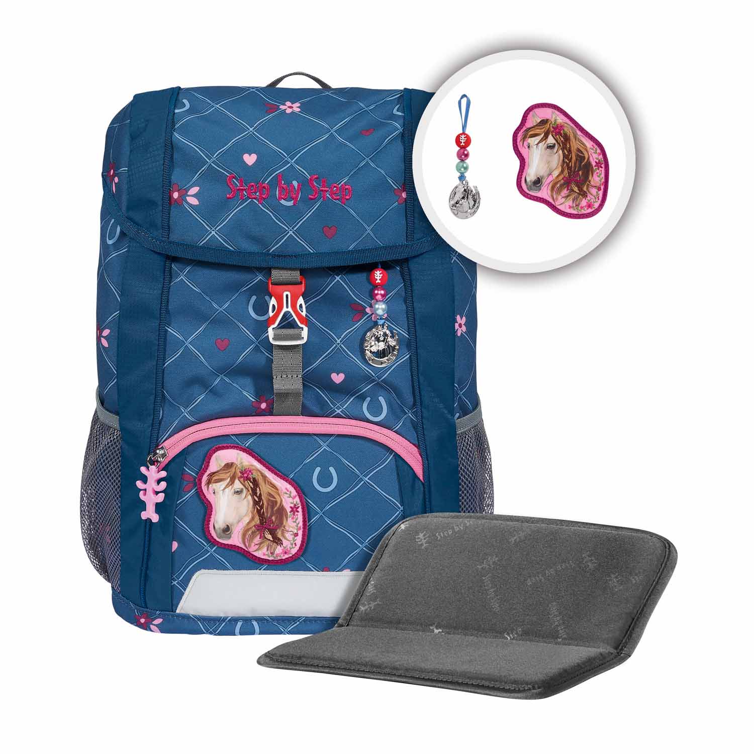 Step by Step Kinderrucksack KID Rucksack-Set, 3-teilig inkl. Sitzkissen Horse Lima Step by Step Kinderrucksack KID Rucksack-Set, 3-teilig inkl. Sitzkissen Horse Lima
