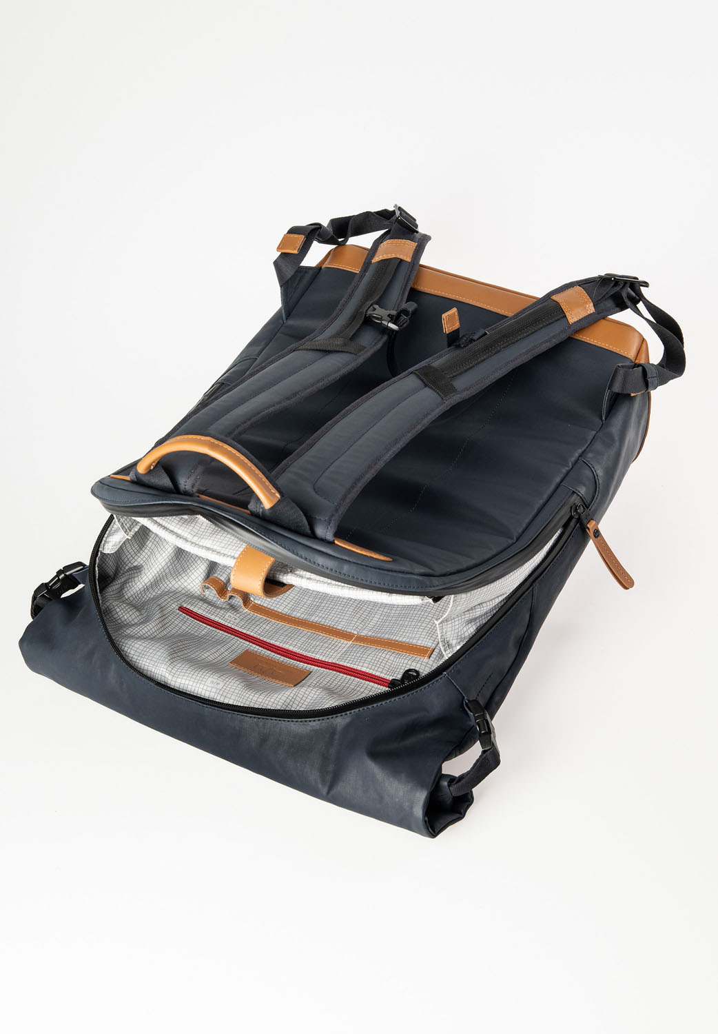 aunts & uncles Japan Matsuyama Rolltop Rucksack mit 16" Notebookfach night blue aunts & uncles Japan Matsuyama Rolltop Rucksack mit 16" Notebookfach night blue