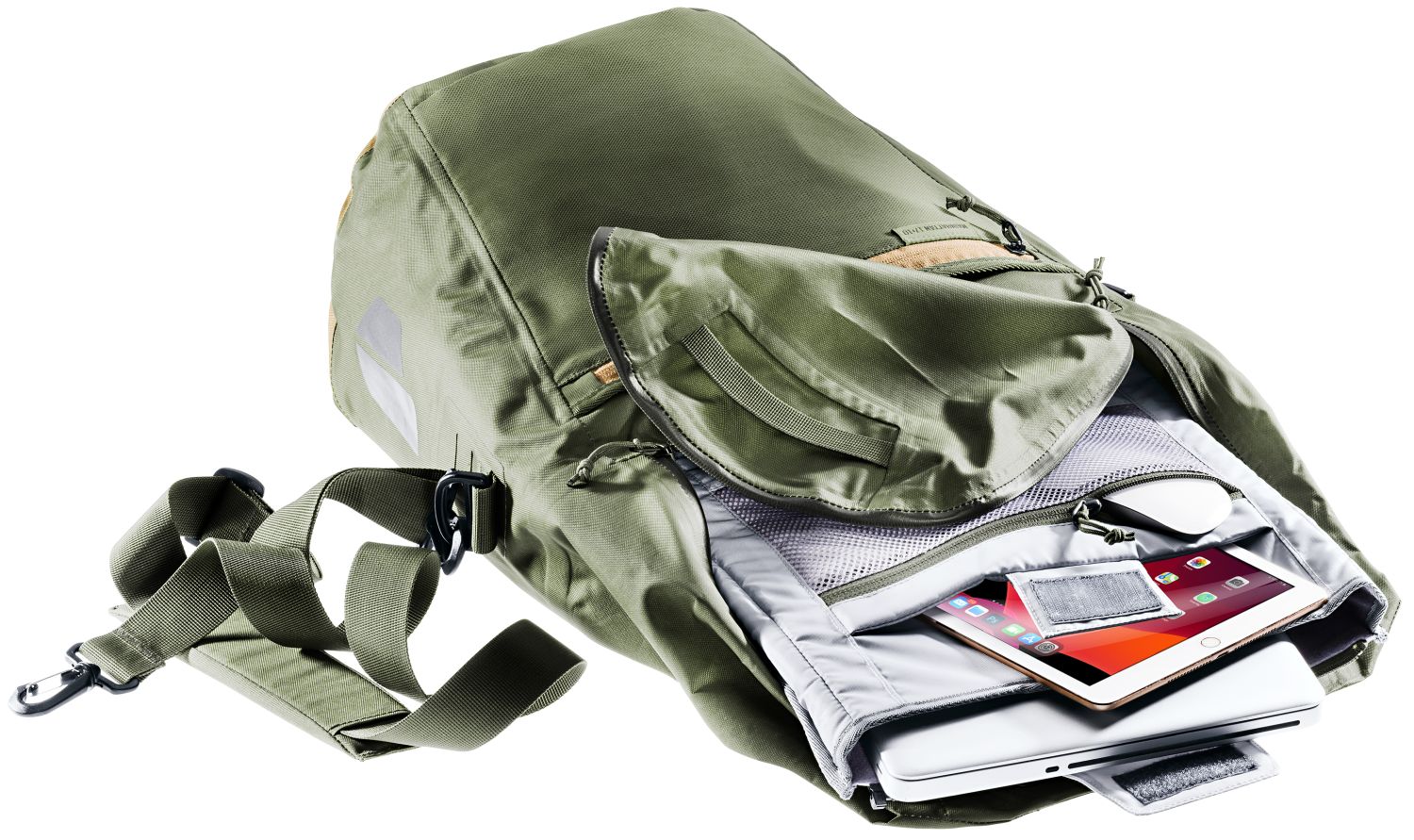 Deuter Mainhattan 17+10 Fahrradtasche khaki-clay