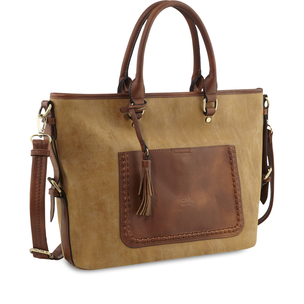 Picard Amaro Shopper Schultertasche 2065 Cognac