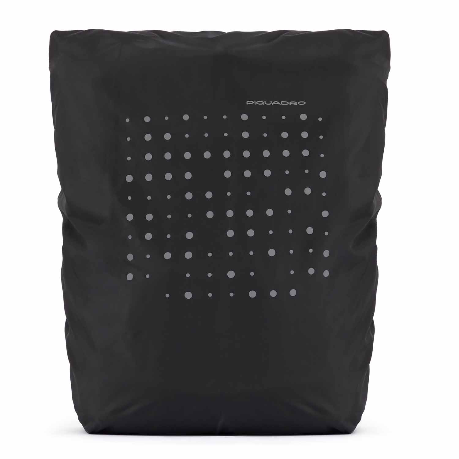 Piquadro Harper Roll Top Laptoprucksack 15,6" mit Regenschutz dark brown