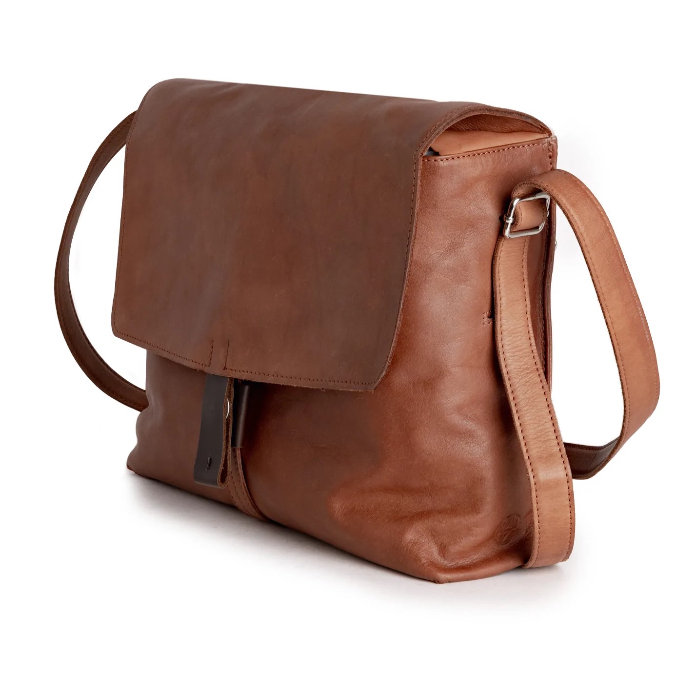 Harold's Lift Notebook Messengerbag cognac Harold's Lift Notebook Messengerbag cognac