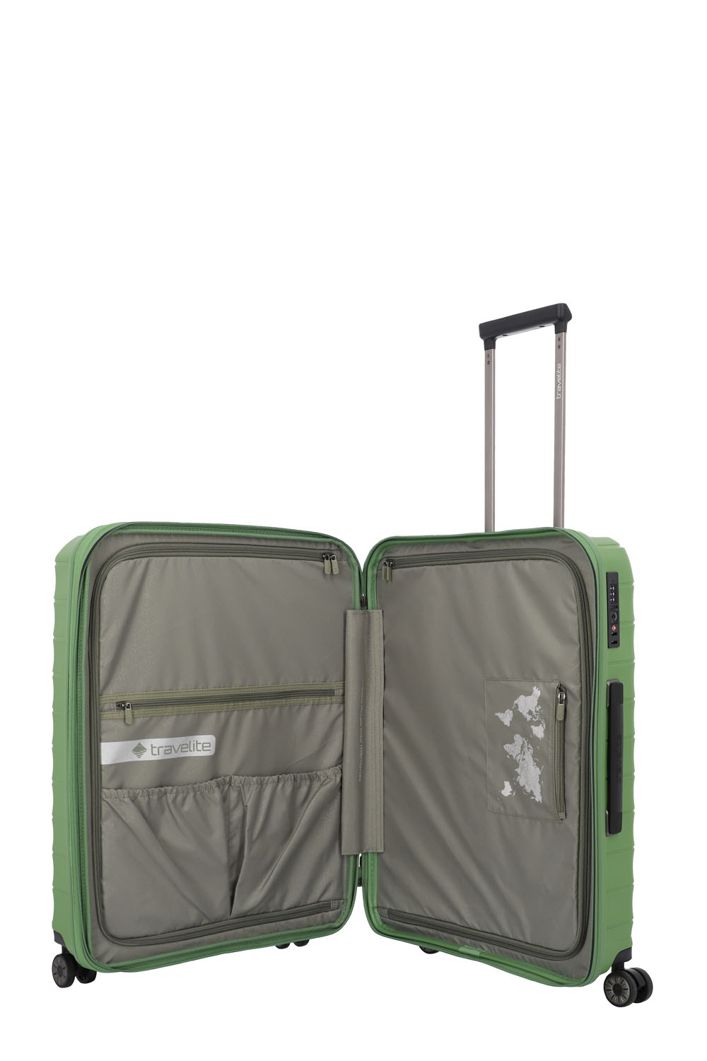 Travelite Mooby 3-tlg. Koffer-Set L/M/S, 4w Grün Travelite Mooby 3-tlg. Koffer-Set L/M/S, 4w Grün