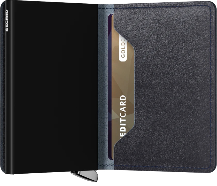 Secrid Slimwallet Premium Basco SBc-Navy Secrid Slimwallet Premium Basco SBc-Navy