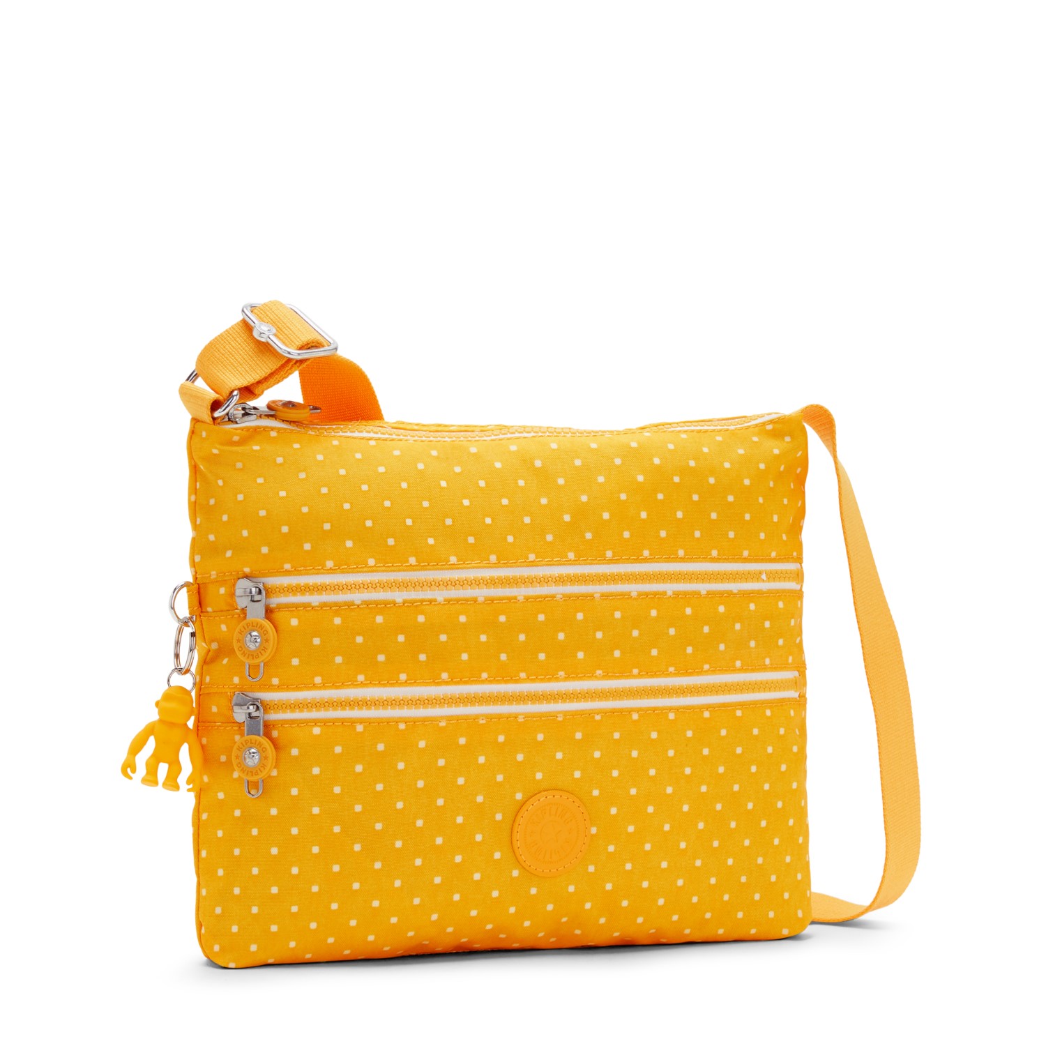 Kipling ALVAR Mittelgroße Schultertasche Soft Dot Yellow