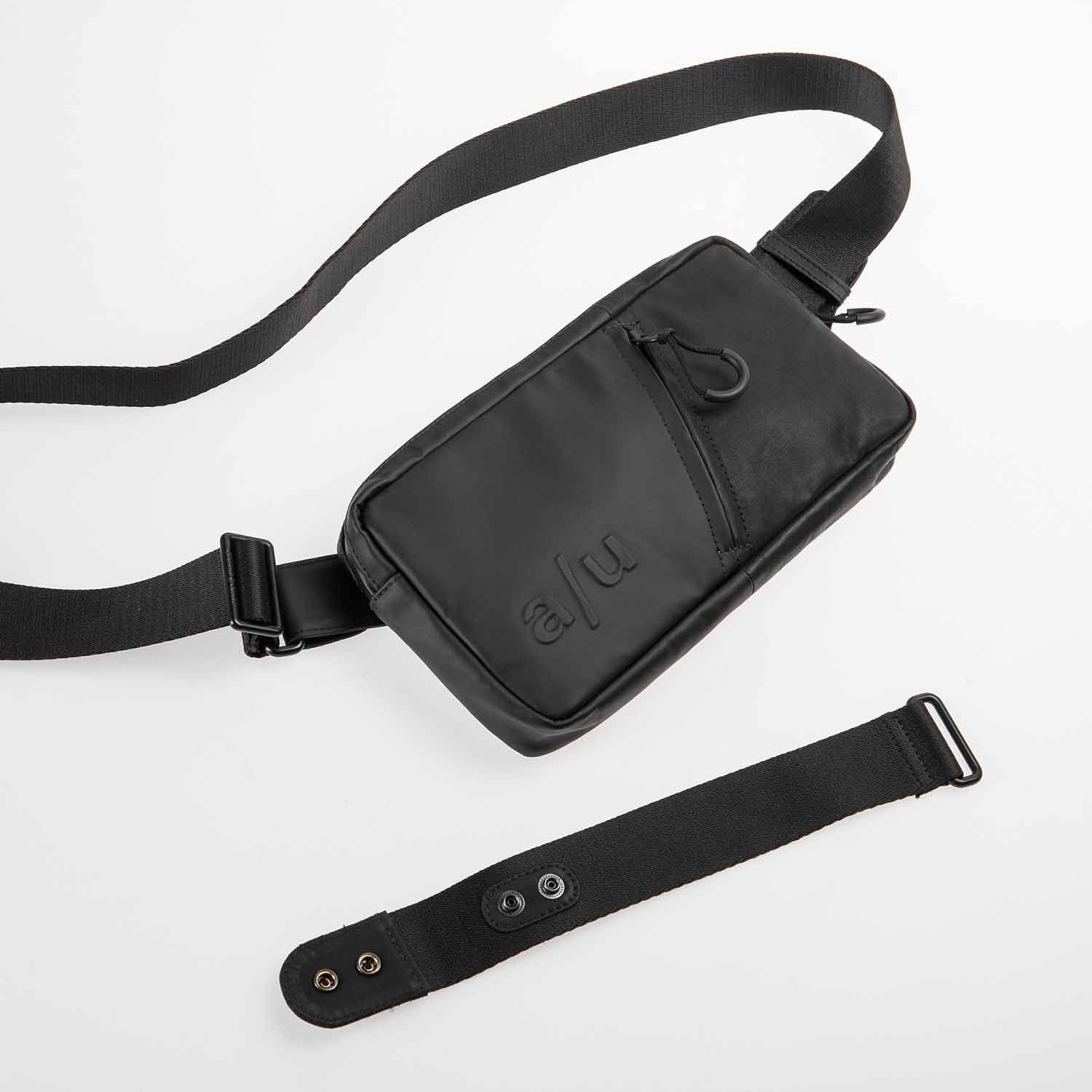 aunts & uncles Japan Nishi Mito Gürteltasche anthracite black