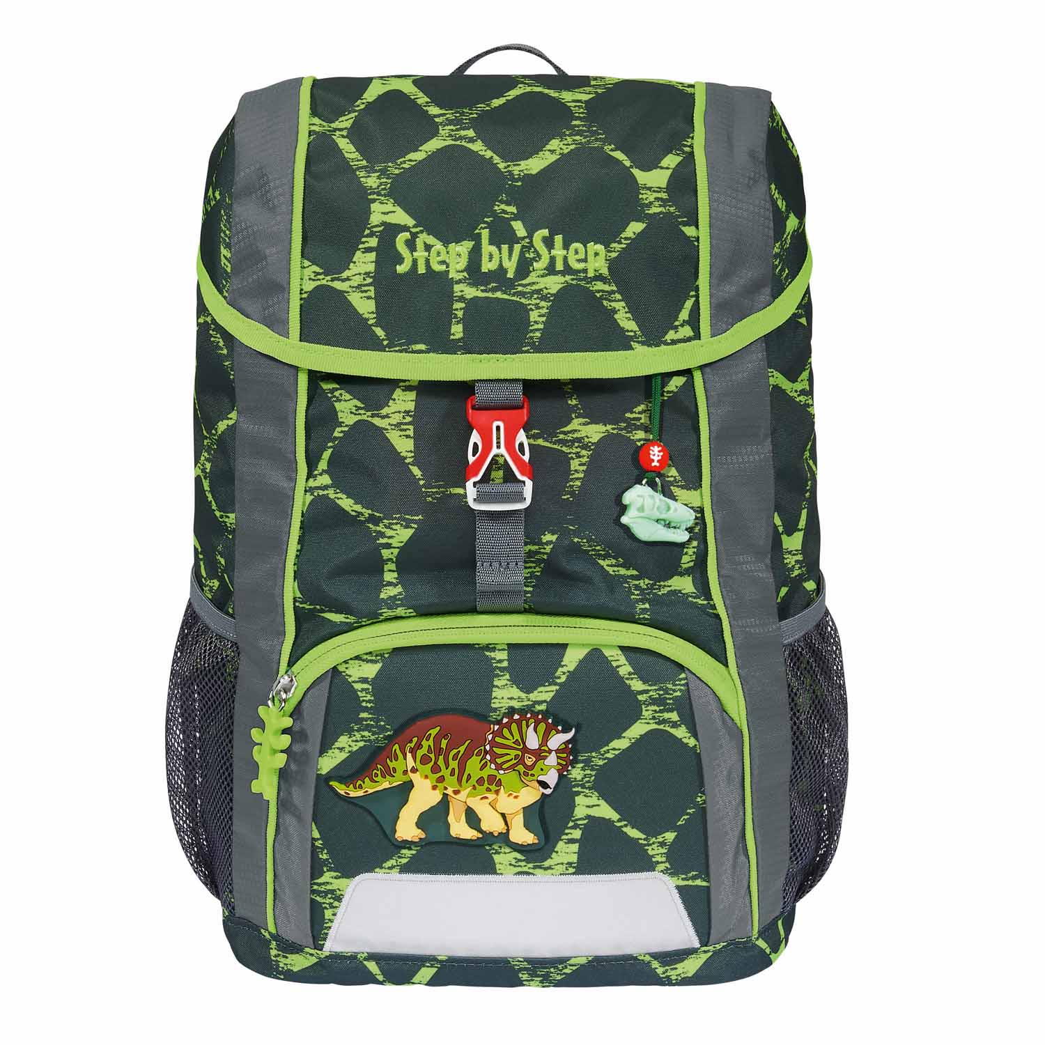 Step by Step Kinderrucksack KID Rucksack-Set, 3-teilig inkl. Sitzkissen Dino Tres