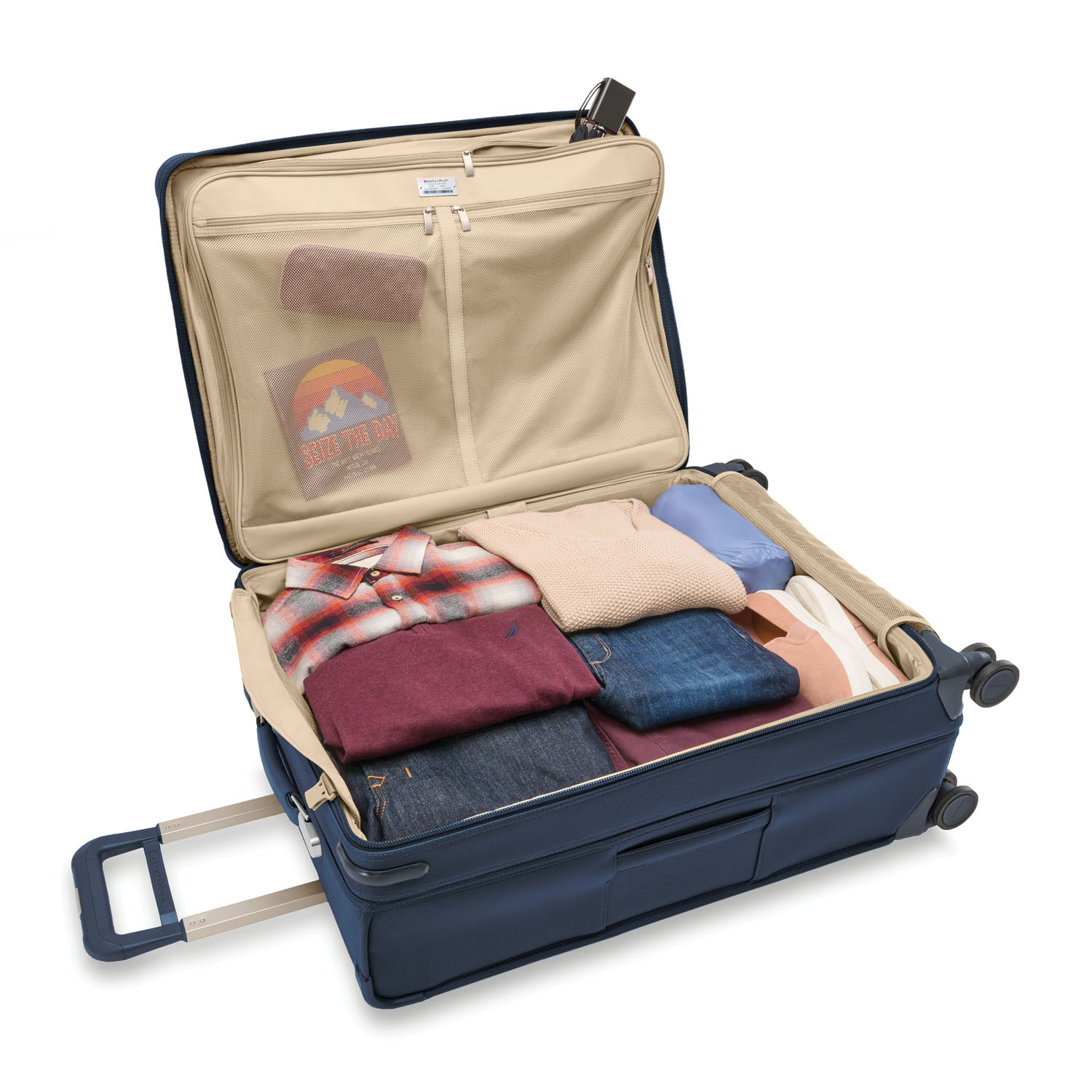 Briggs & Riley Baseline Large Expandable Spinner Navy