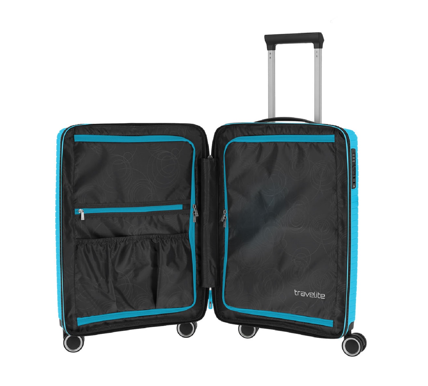 Travelite Orbita Trolley S 4-Rollen Türkis