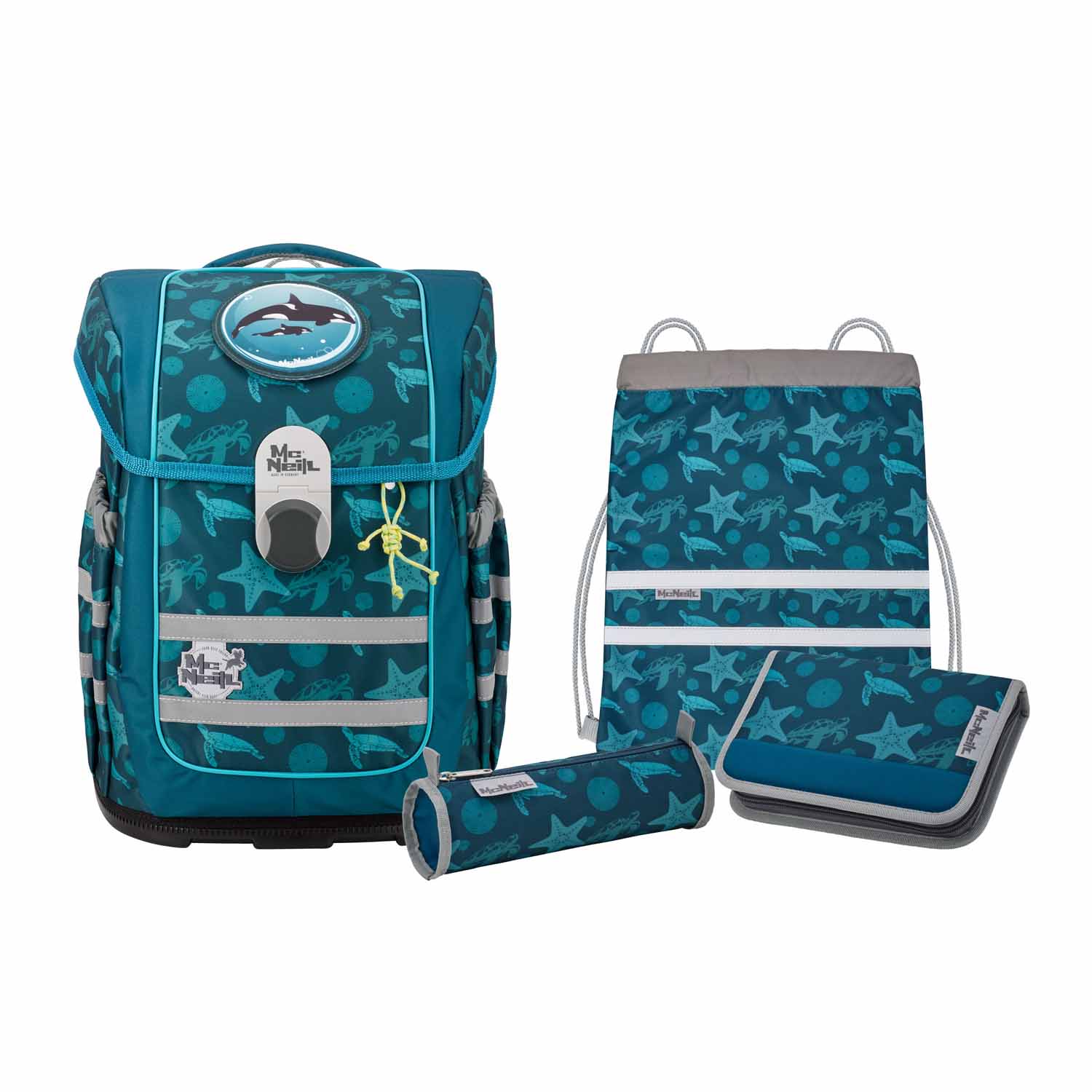 McNeill McOcean Schulranzen-Set, 5tlg. Kollektion 2023/24