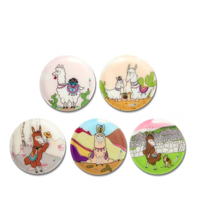 ergobag Kletties Set matt, 5-teilig Lamas ergobag Kletties Set matt, 5-teilig Lamas