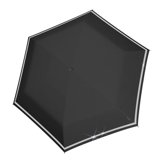 Knirps T.200 Medium Duomatic Automatischer Reflective Taschenschirm Solid --- Knirps T.200 Medium Duomatic Automatischer Reflective Taschenschirm Solid ---
