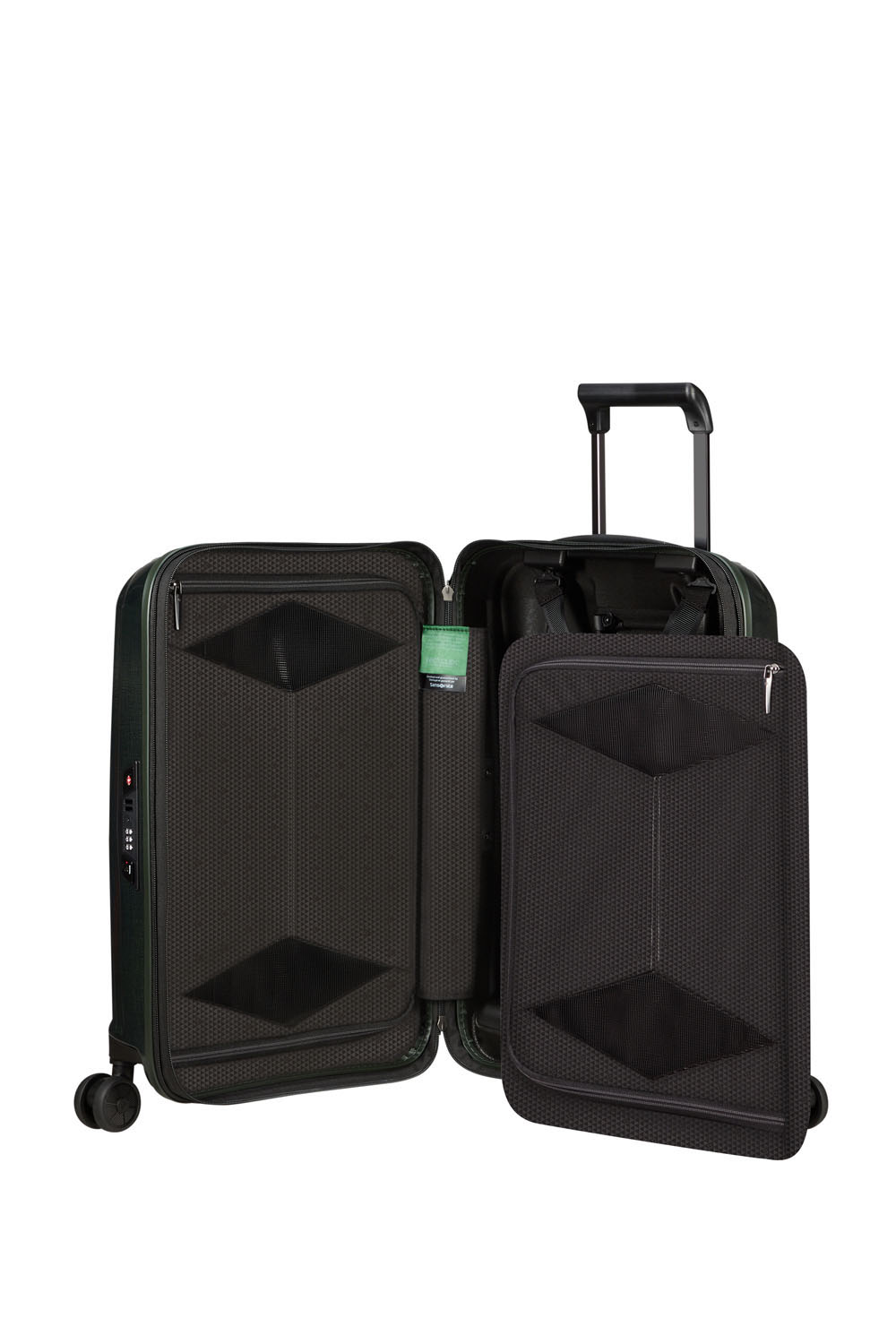 Samsonite Major-Lite Trolley mit 4 Rollen erweiterbar 55cm + GRATIS HOTELGUTSCHEIN Climbing Ivy