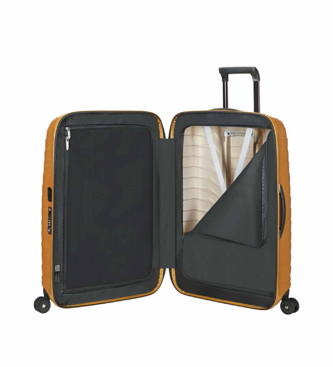 Samsonite Proxis Trolley mit 4 Rollen 69cm + GRATIS HOTELGUTSCHEIN Honey Gold Samsonite Proxis Trolley mit 4 Rollen 69cm + GRATIS HOTELGUTSCHEIN Honey Gold