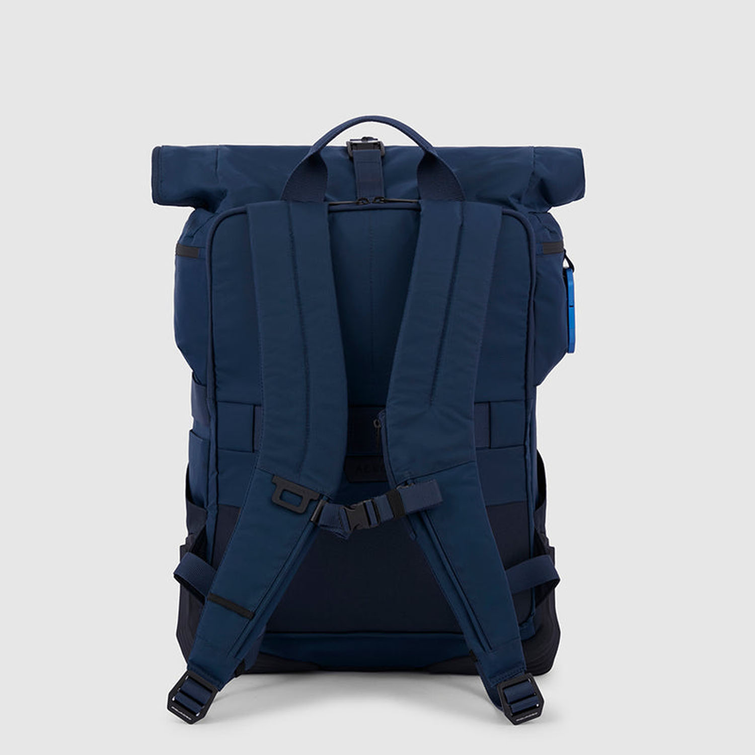 Piquadro Corner 2.0 Roll-Top Laptop-Rucksack 15,6" Blau