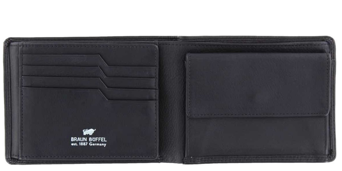 Braun Büffel GOLF SECURE RFID Geldbörse 8CS schwarz Braun Büffel GOLF SECURE RFID Geldbörse 8CS schwarz