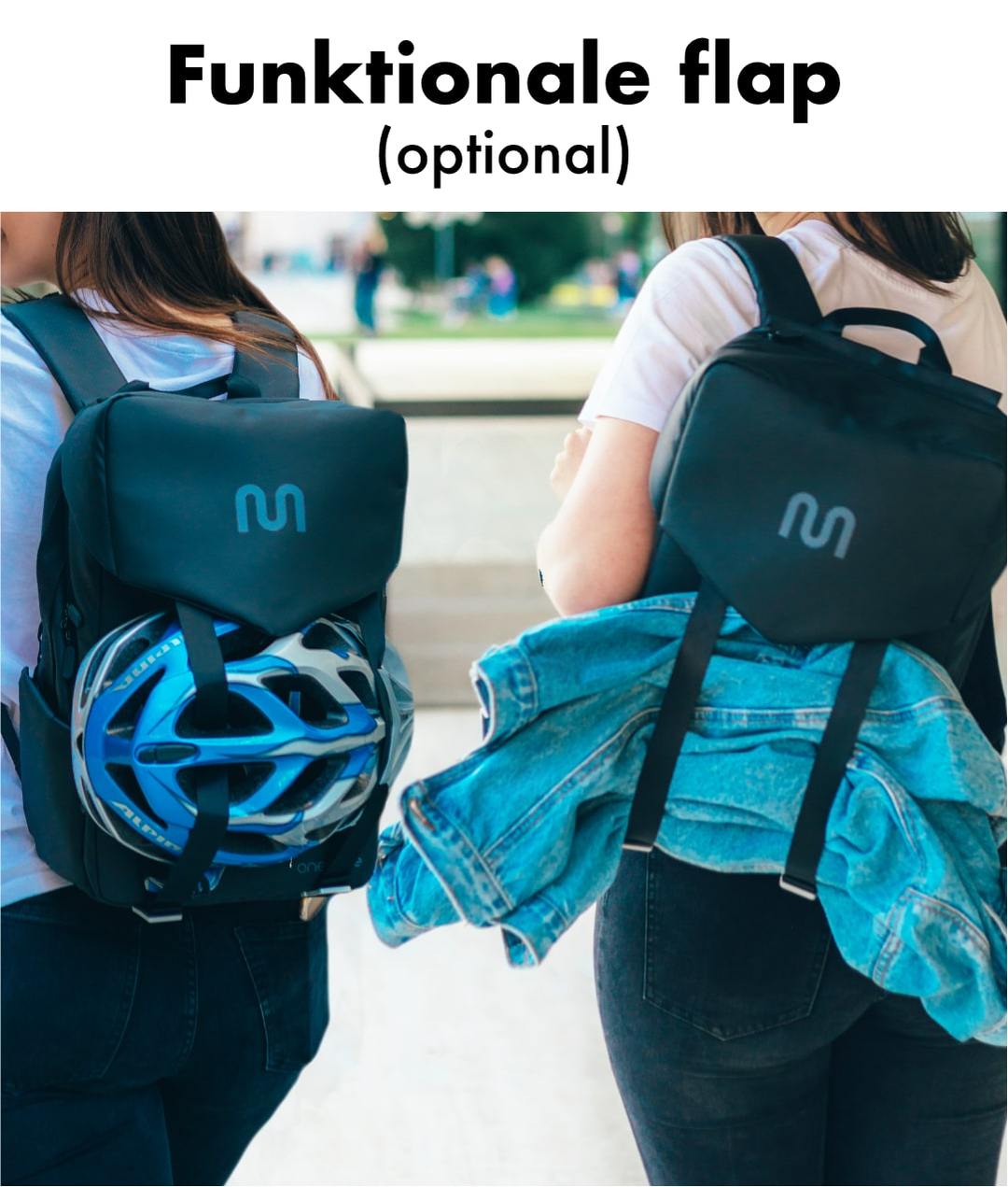 onemate Zubehör Backpack Mini Flap Schwarz onemate Zubehör Backpack Mini Flap Schwarz