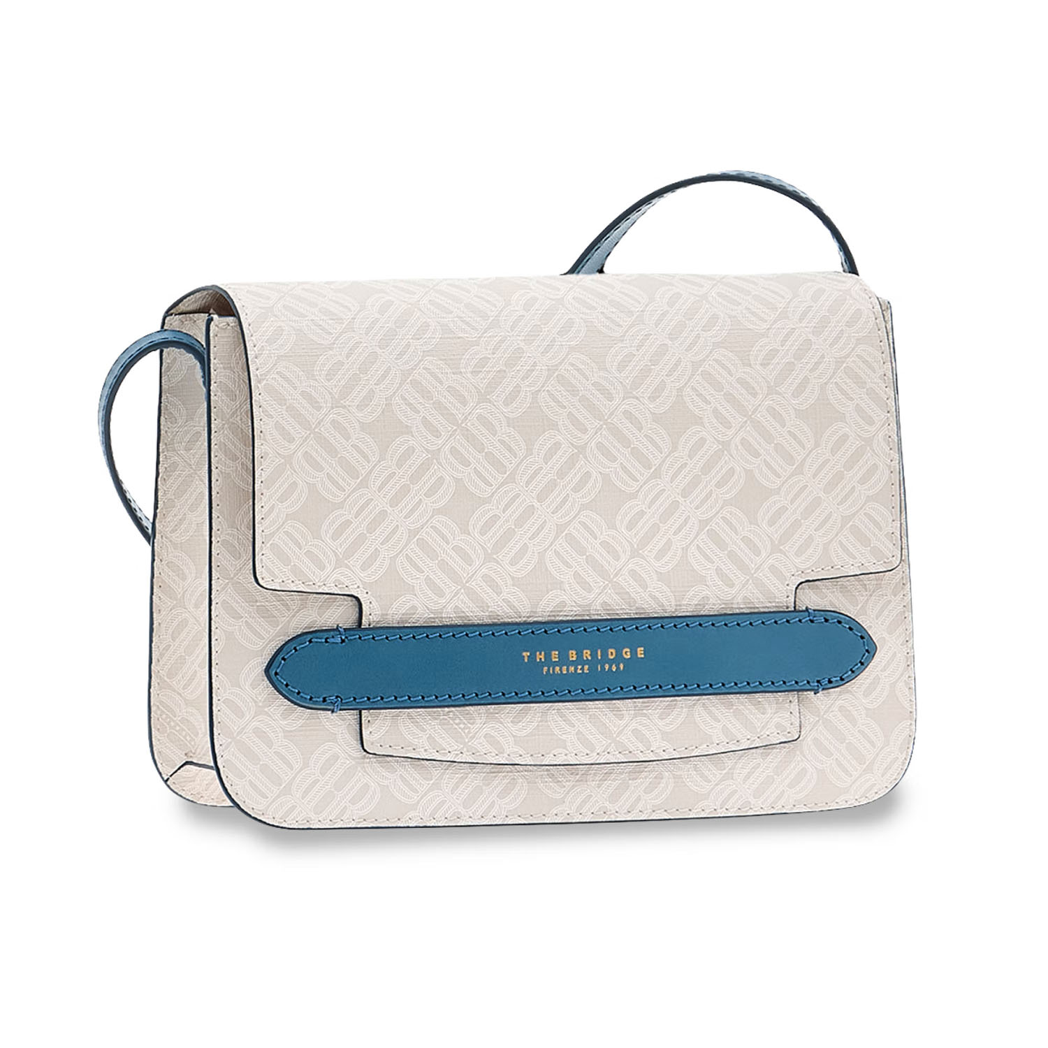 The Bridge Anna Schultertasche 25cm Milch/Gold The Bridge Anna Schultertasche 25cm Milch/Gold