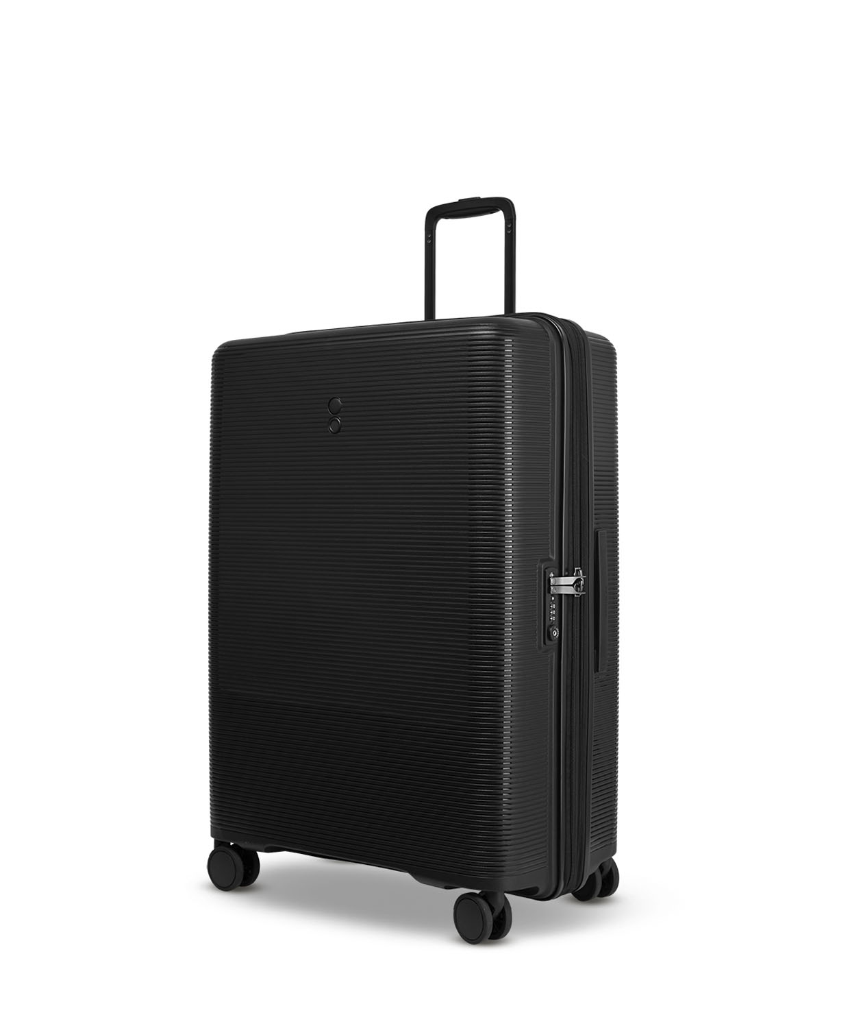 ECHOLAC Forza Koffer L 4-Rollen, erweiterbar Black ECHOLAC Forza Koffer L 4-Rollen, erweiterbar Black