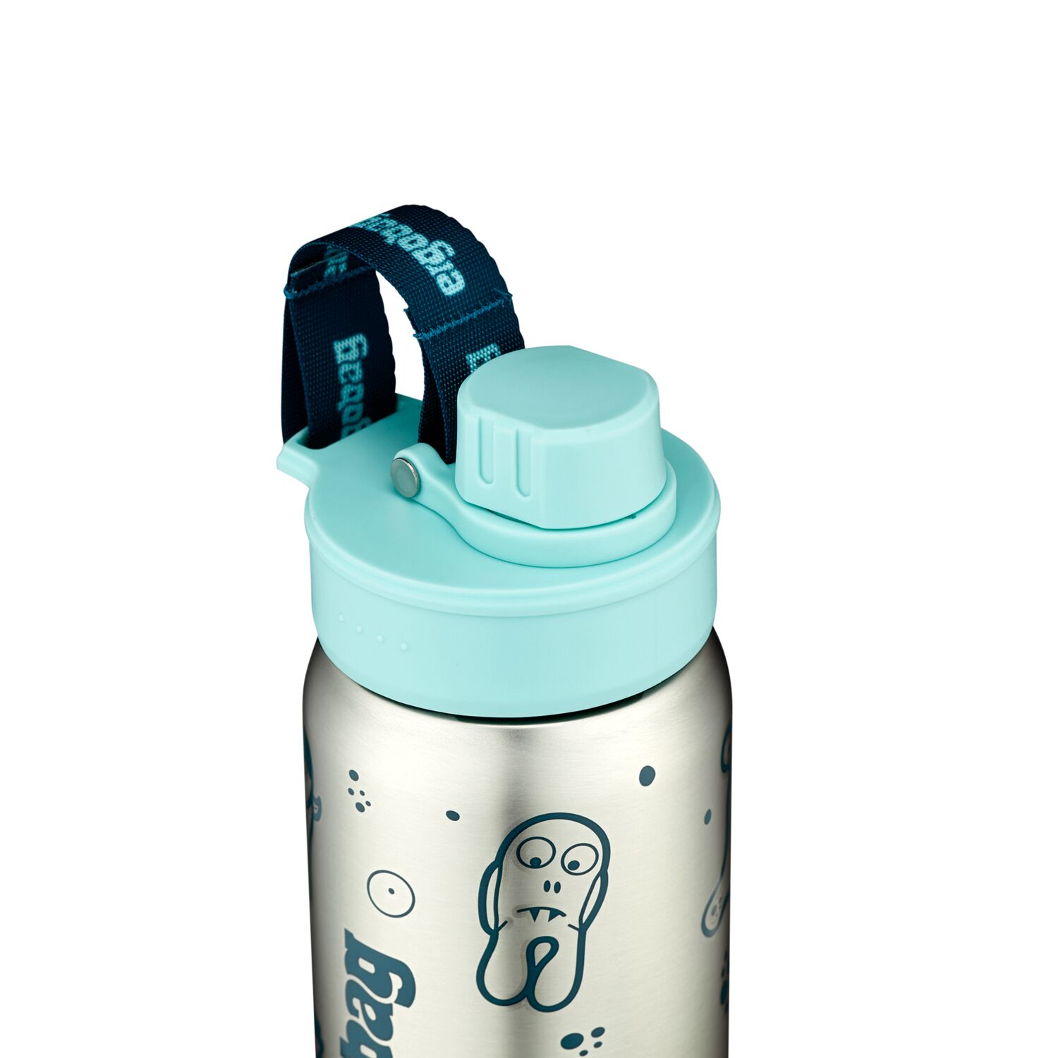 ergobag Schulzubehör Edelstahl Trinkflasche 500ml -2024 Petrol