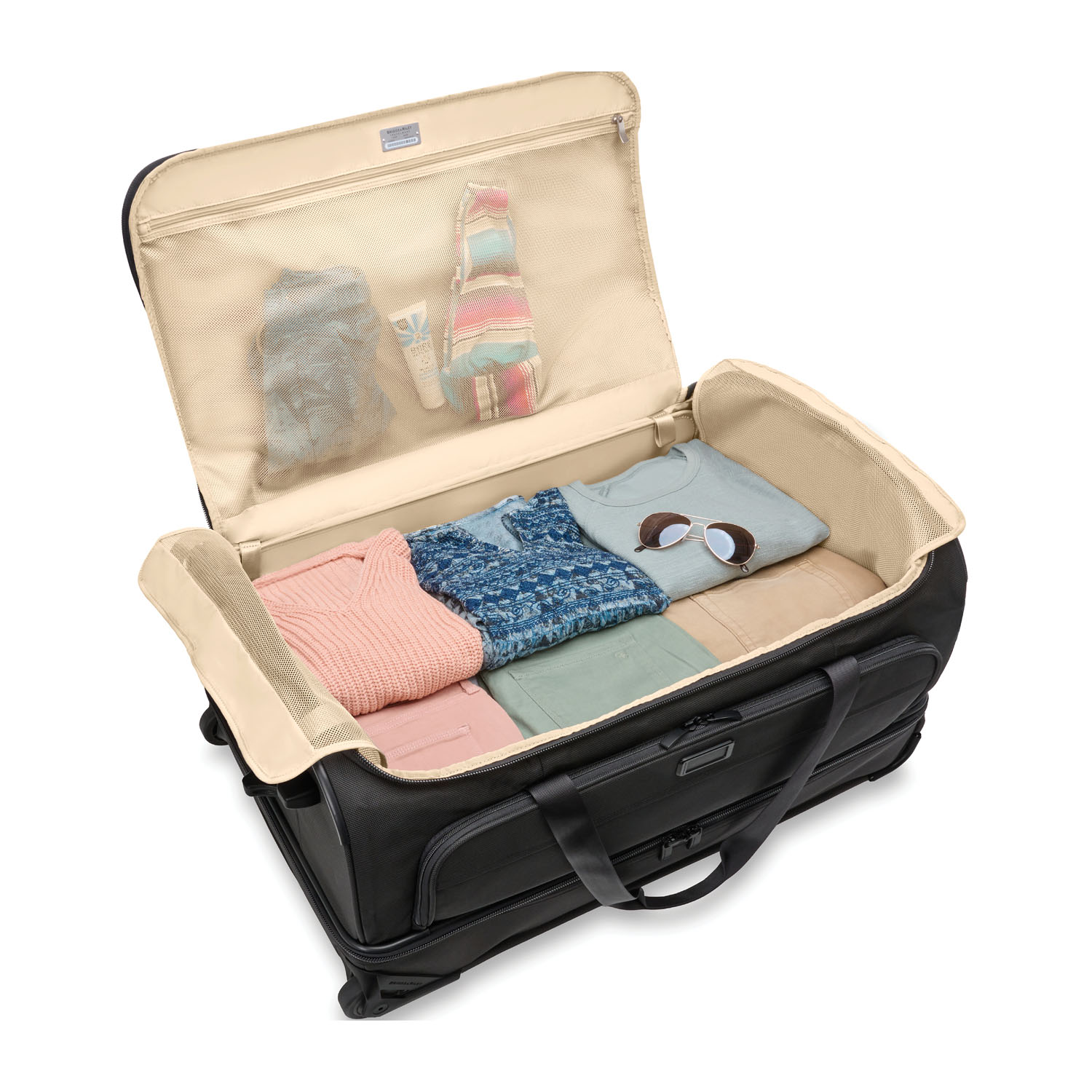 Briggs & Riley Baseline Large 2-Wheel Duffle Black Briggs & Riley Baseline Large 2-Wheel Duffle Black