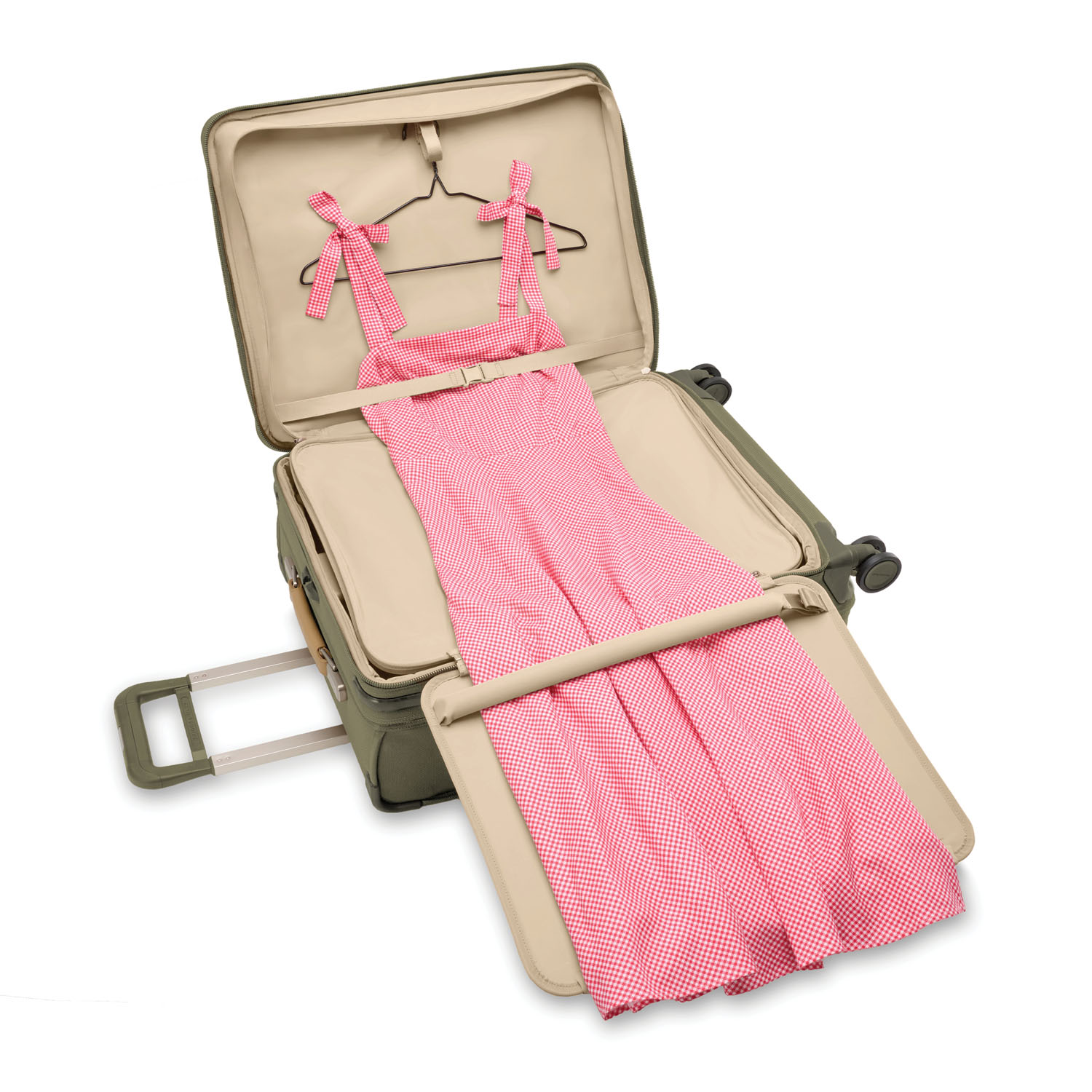 Briggs & Riley Baseline Medium Expandable Spinner Olive Briggs & Riley Baseline Medium Expandable Spinner Olive