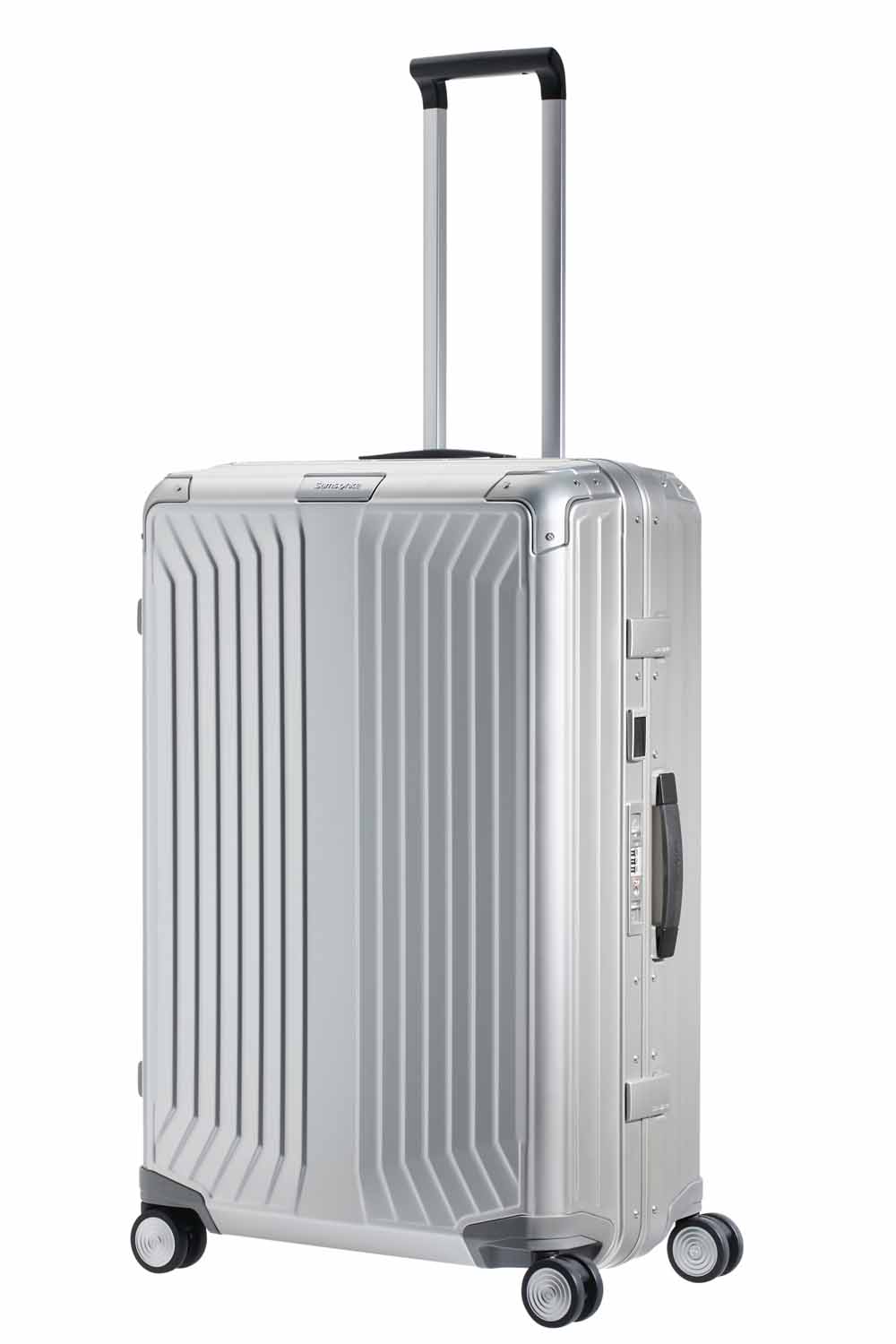 Samsonite Lite-Box Alu Season Trolley mit 4 Rollen 76cm Aluminium