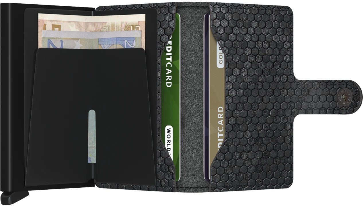 Secrid Miniwallet Hexagon MHe-Black