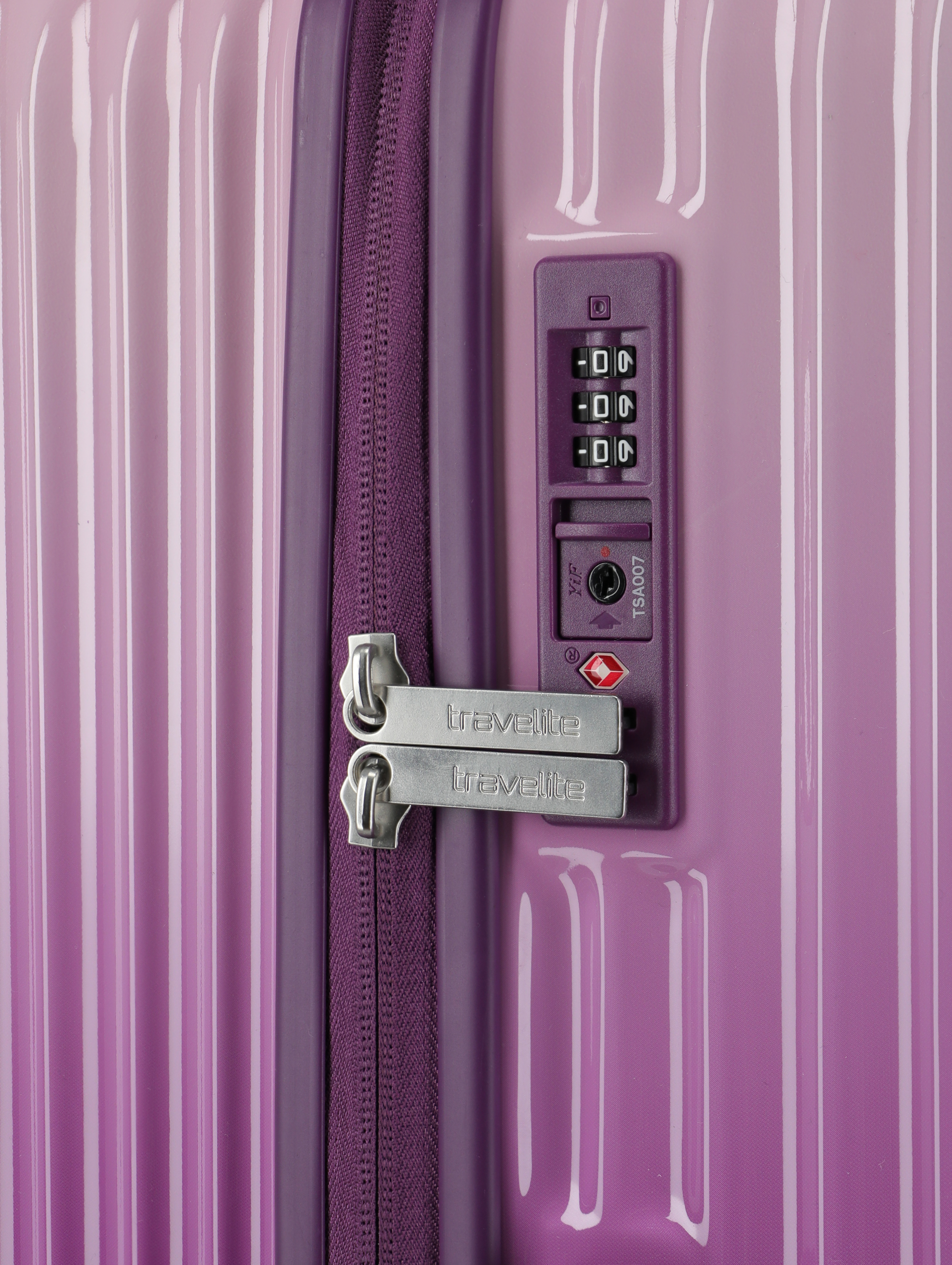 Travelite Lascana Edition 4w Trolley L Purple Degrade