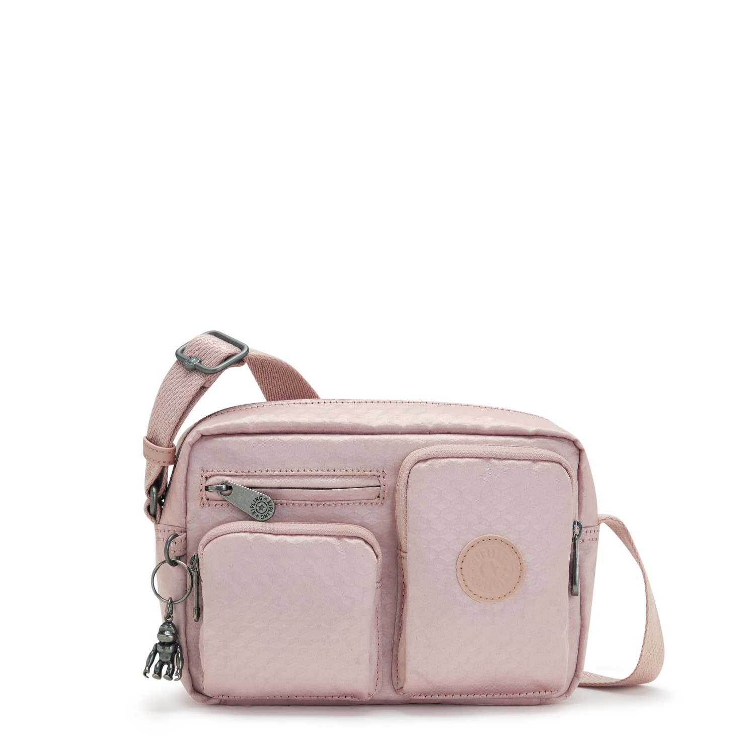 Kipling ALBENA Kleine Umhängetasche Pink Flow Embosse Kipling ALBENA Kleine Umhängetasche Pink Flow Embosse