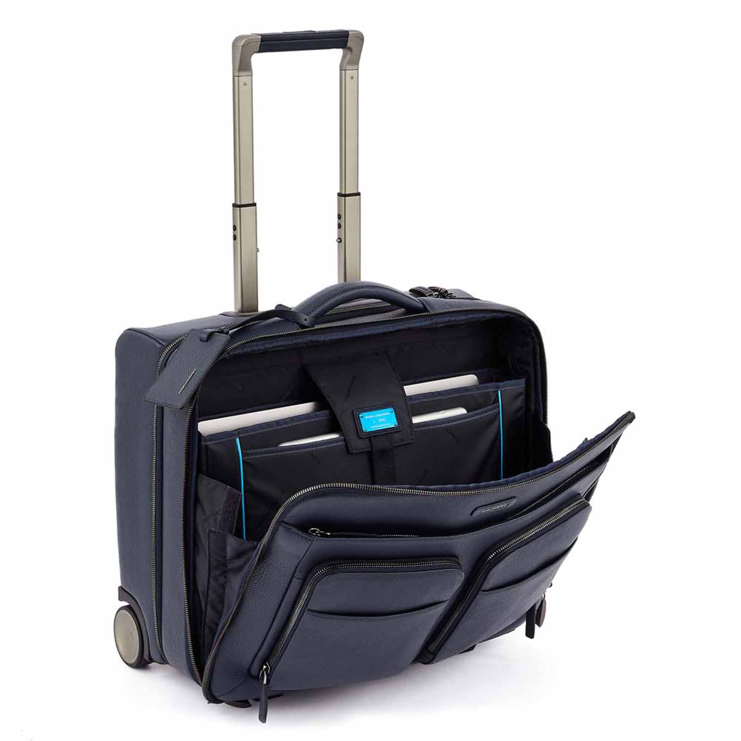 Piquadro Modus Special Businesstrolley mit 15,6" Laptopfach- und iPad®-Hülle Schwarz Piquadro Modus Special Businesstrolley mit 15,6" Laptopfach- und iPad®-Hülle Schwarz