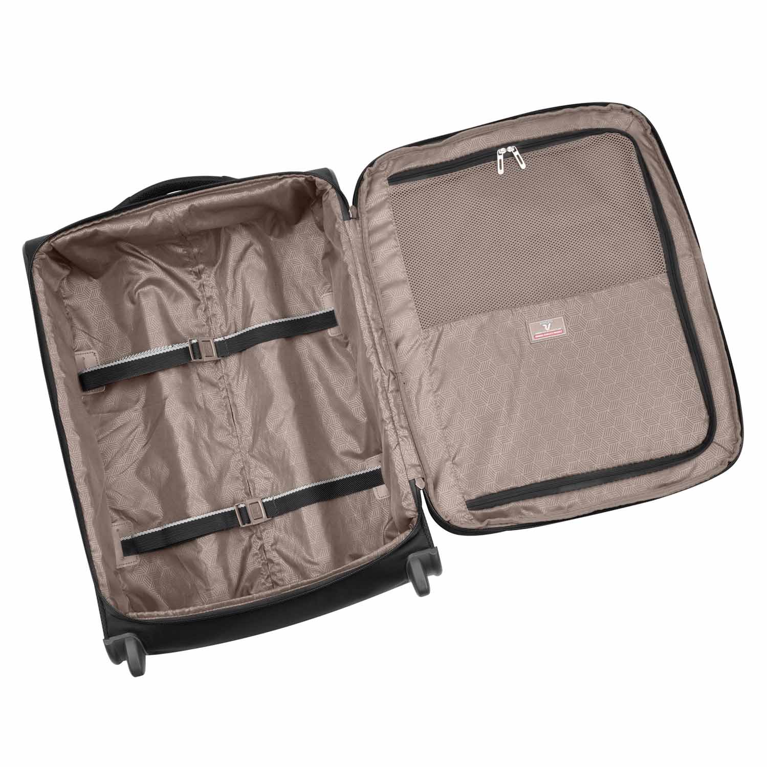 Roncato Joy Handgepäck Carry-On 2-Rollen, erweiterbar 20/23cm Schwarz