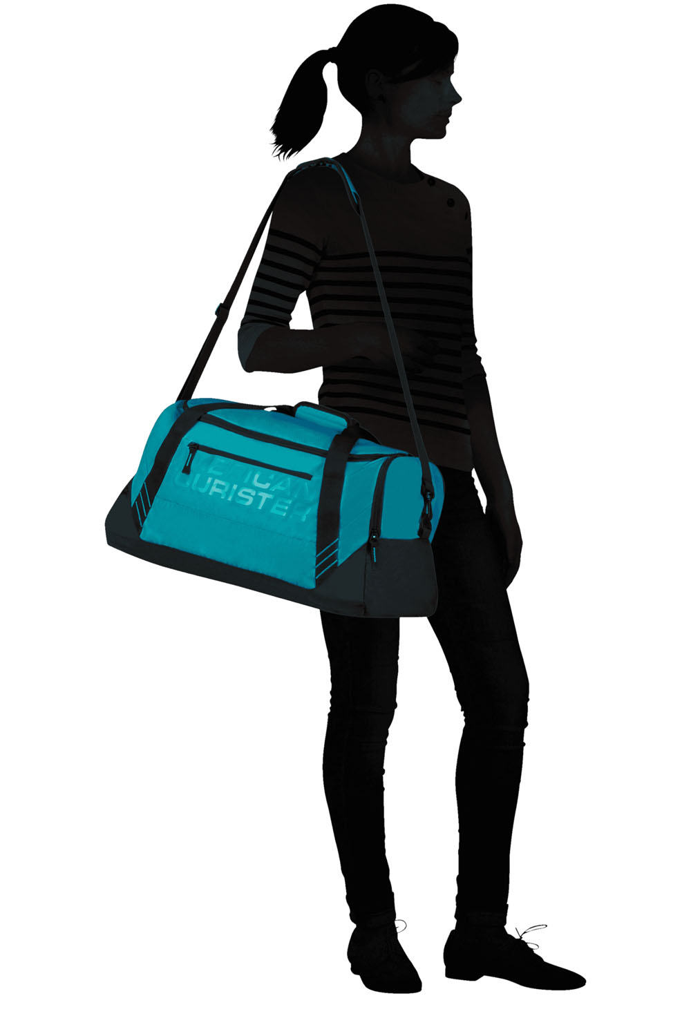 American Tourister Urban Groove UG23 Duffle Sport Reisetasche Black/Blue American Tourister Urban Groove UG23 Duffle Sport Reisetasche Black/Blue