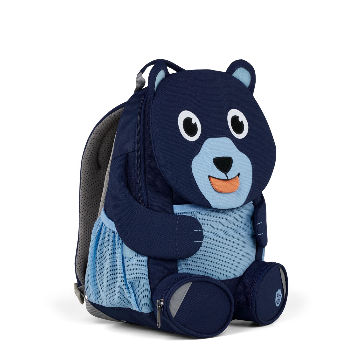 Affenzahn Großer Freund Bär -Kindergartenrucksack Dunkelblau, Hellblau Affenzahn Großer Freund Bär -Kindergartenrucksack Dunkelblau, Hellblau