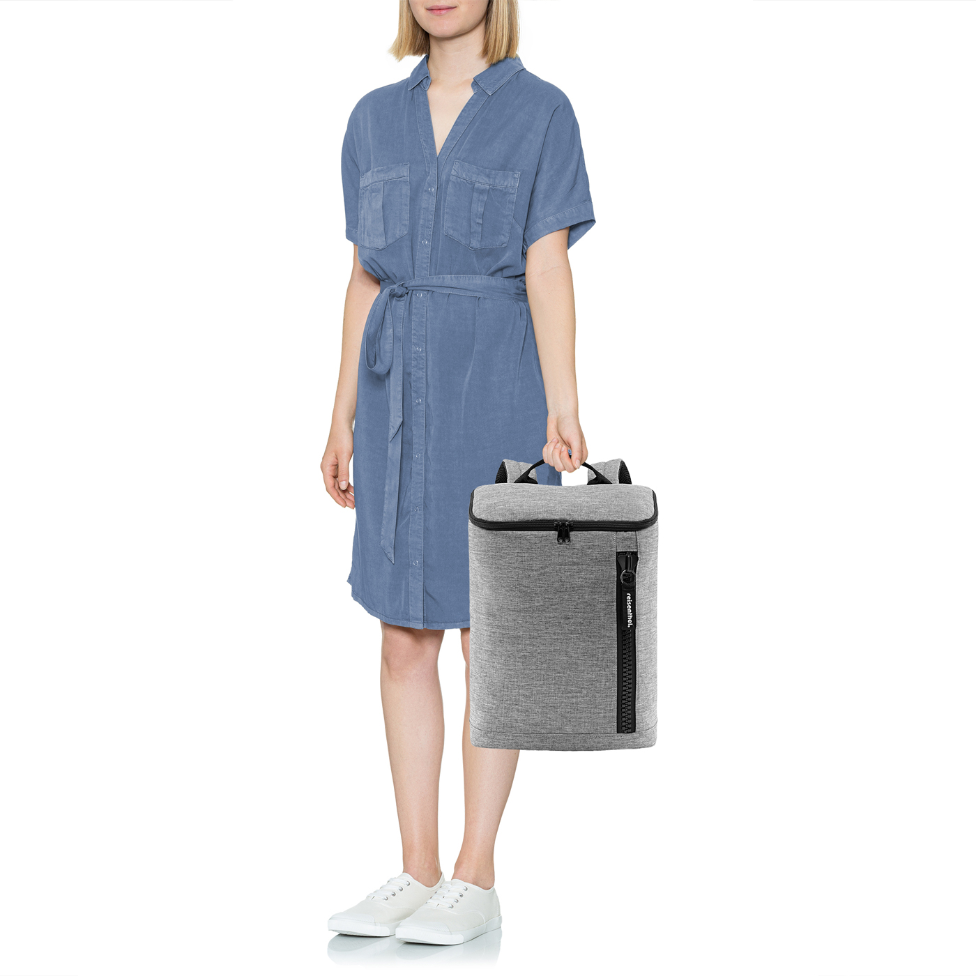 Reisenthel Travelling overnighter backpack twist silver Reisenthel Travelling overnighter backpack twist silver