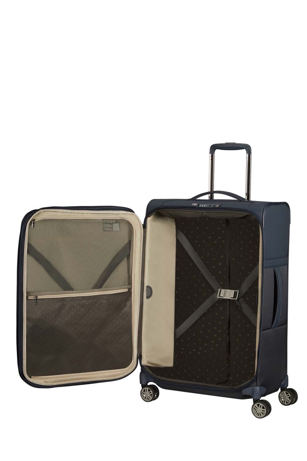 Samsonite Airea Trolley mit 4 Rollen 67cm erweiterbar Dark Blue Samsonite Airea Trolley mit 4 Rollen 67cm erweiterbar Dark Blue