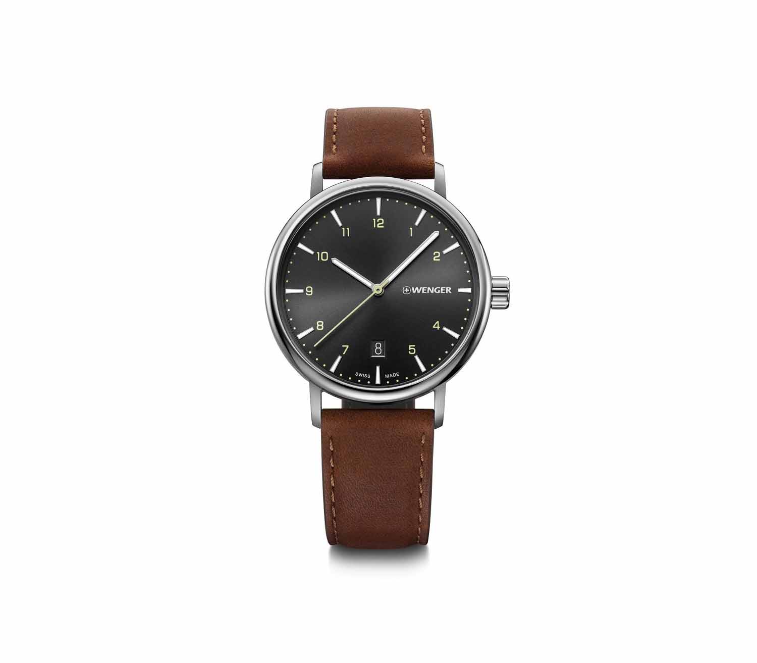 Wenger Urban Classic 40mm Herrenuhr mit Super-LumiNova® Wenger Urban Classic 40mm Herrenuhr mit Super-LumiNova®