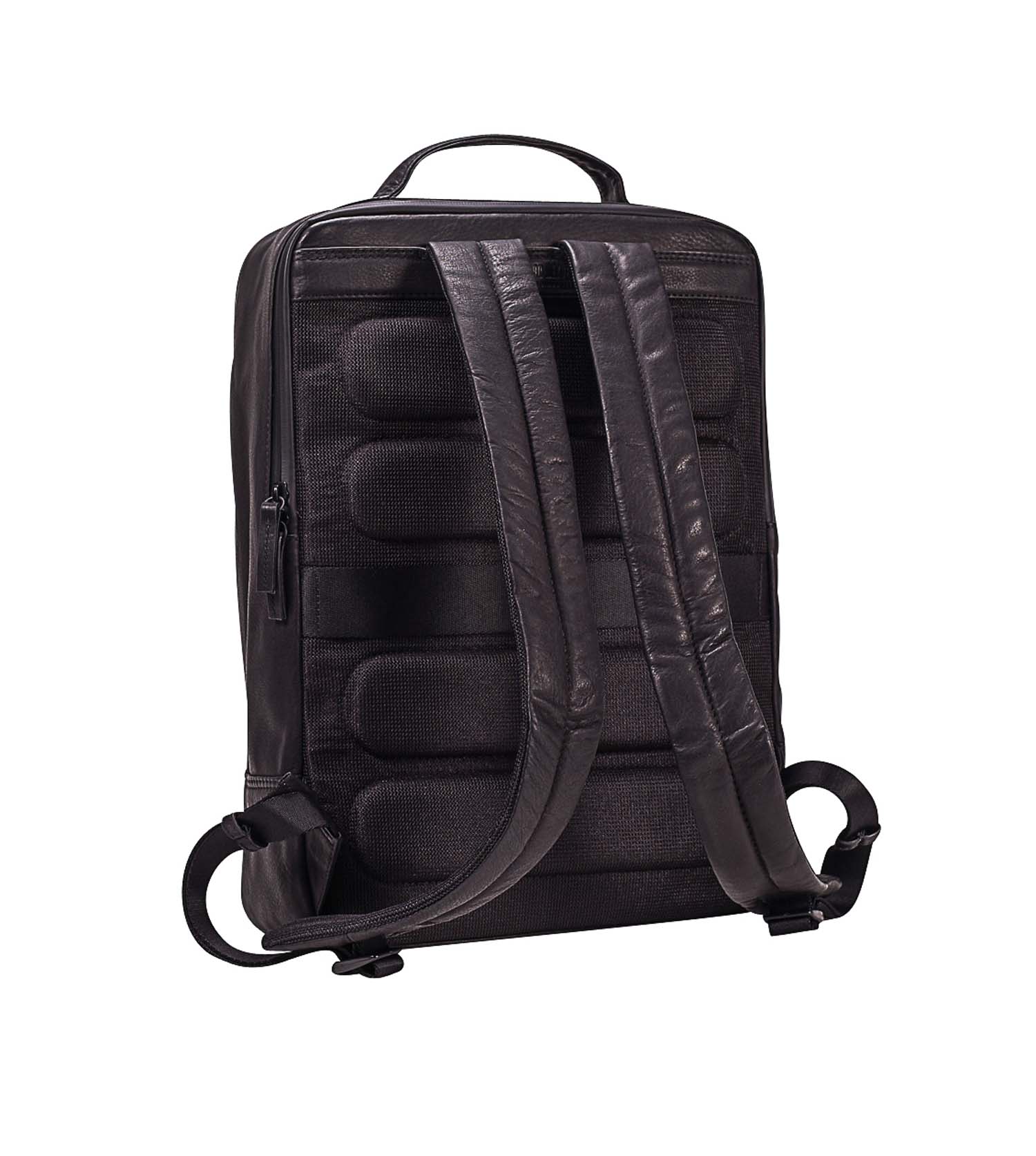 Leonhard Heyden Den Haag Leder-Rücksack mit Notebookfach 15" Schwarz Leonhard Heyden Den Haag Leder-Rücksack mit Notebookfach 15" Schwarz