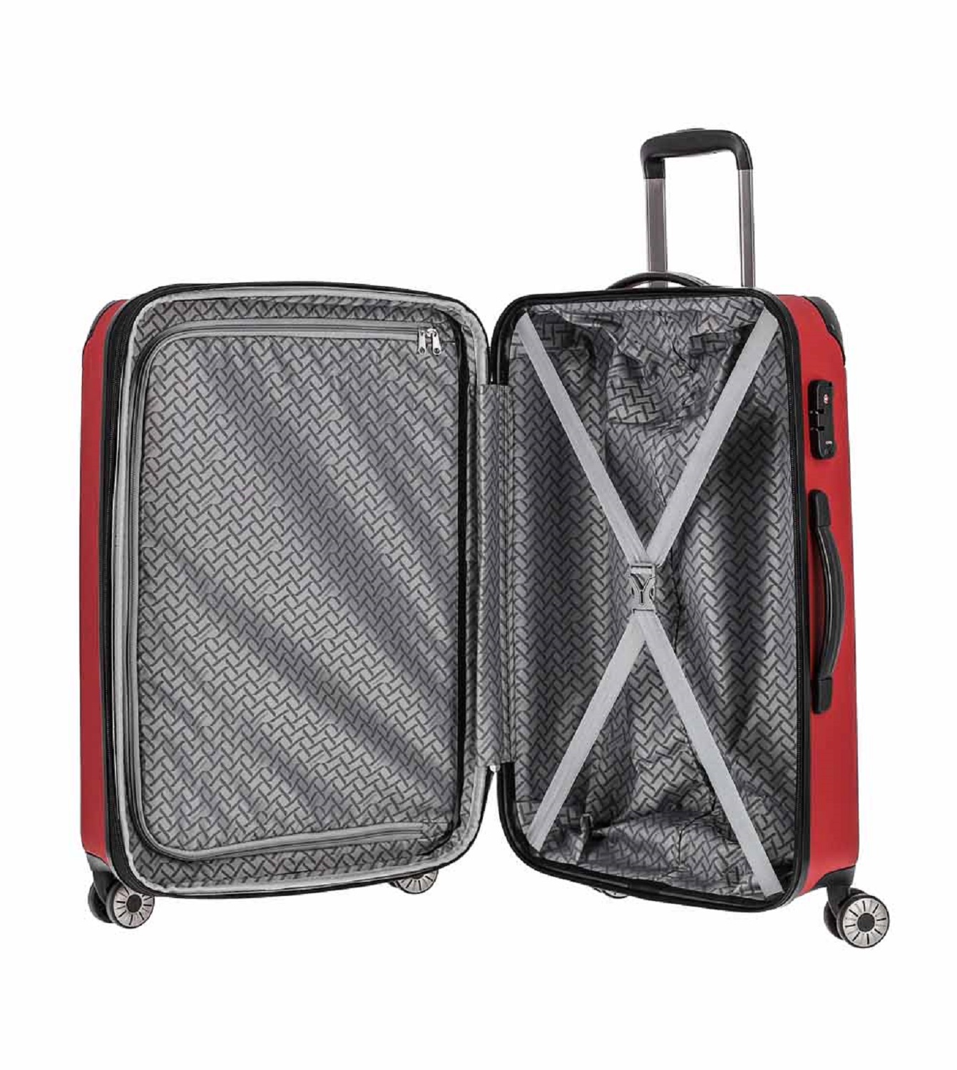 Travelite City 4-Rad Trolley L-erw /M-erw und S Rot