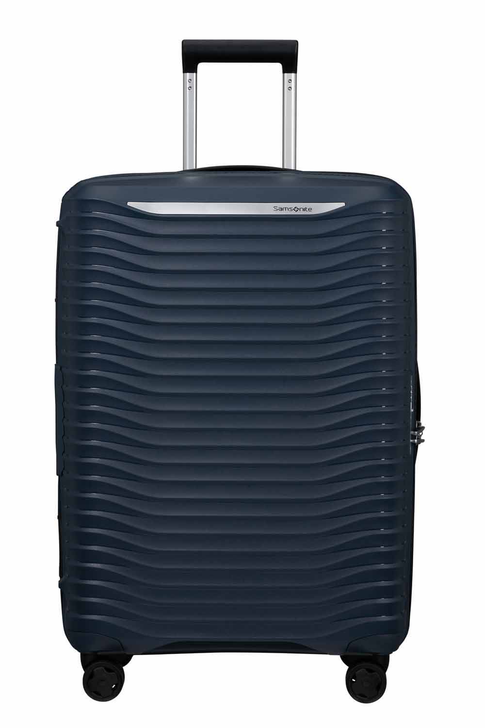 Samsonite Upscape Trolley mit 4 Rollen erweiterbar 68cm + GRATIS HOTELGUTSCHEIN Blue Nights