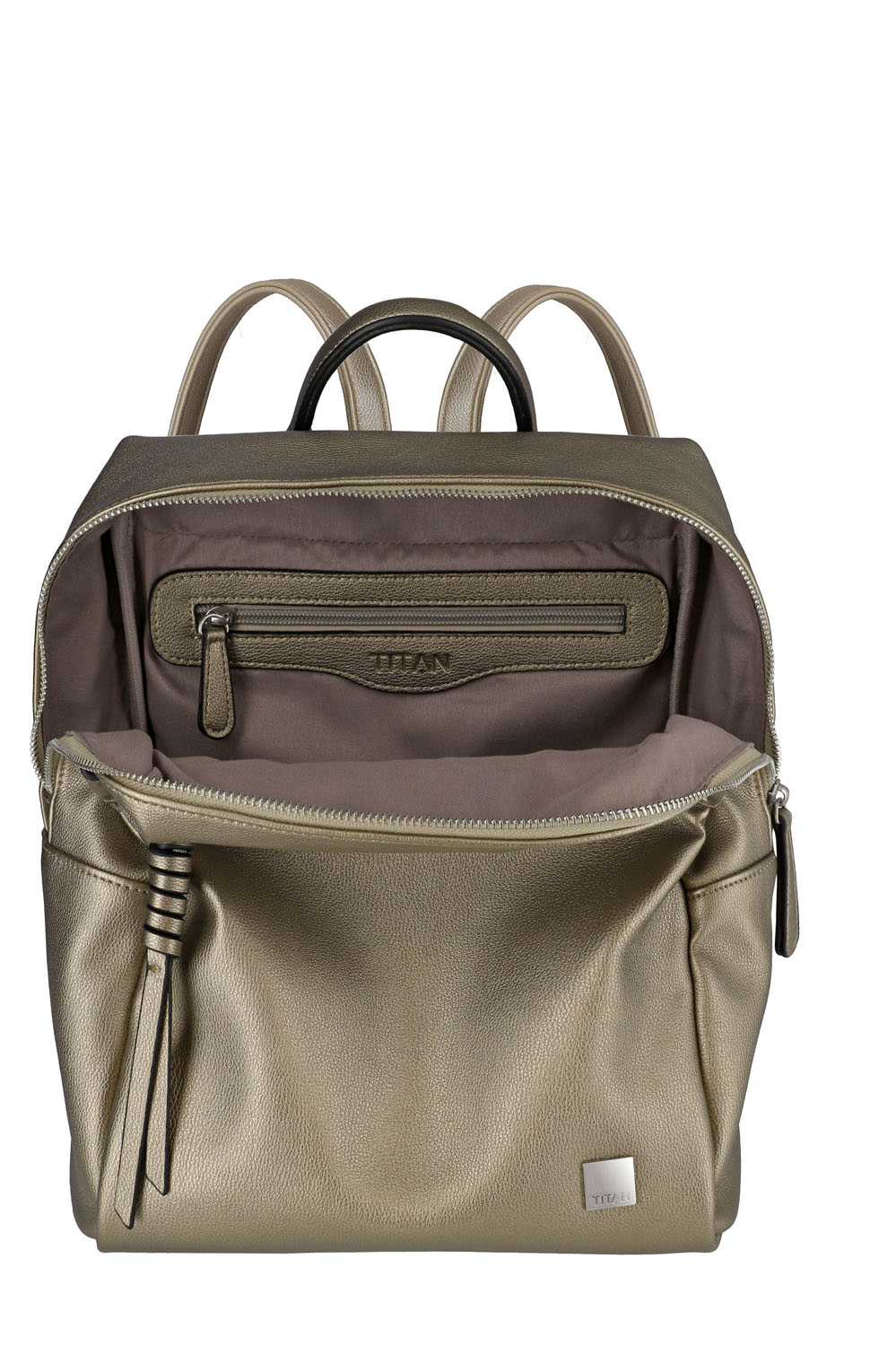 Spotlight Zip *Follow your Dreams* Rucksack Metallic Gold Spotlight Zip *Follow your Dreams* Rucksack Metallic Gold