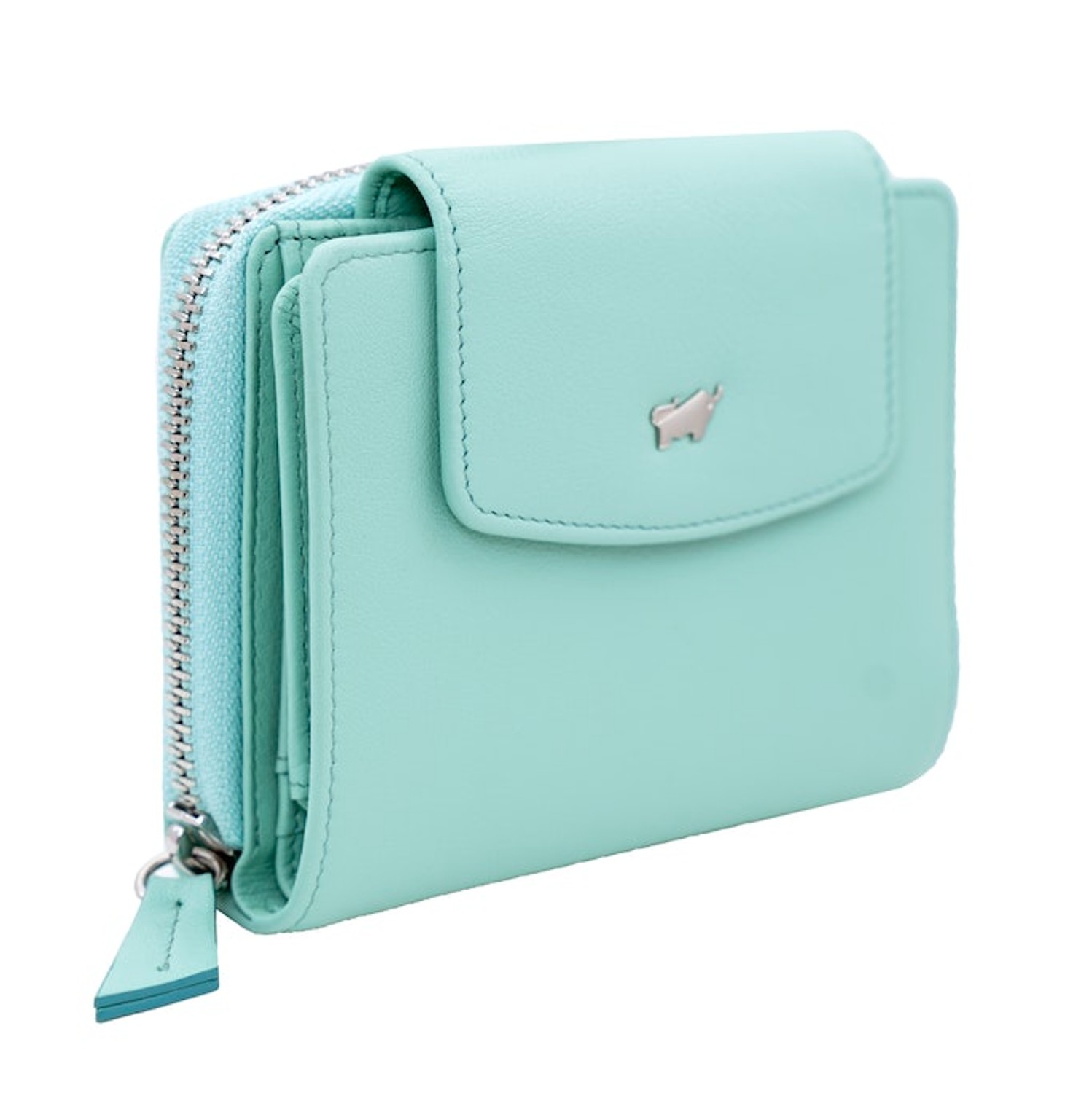 Braun Büffel JOY RFID RV-Geldbörse M 8CS aquamarin