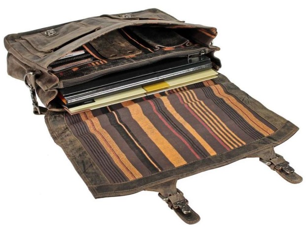 Harold's Antic Heritage Schultasche taupe