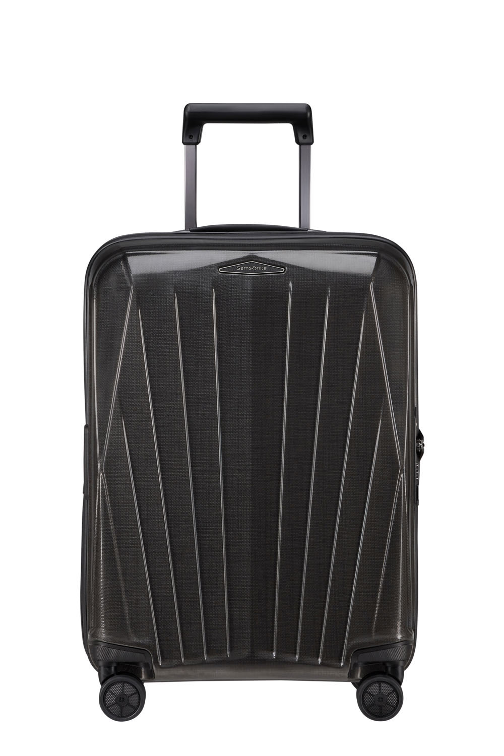 Samsonite Major-Lite Trolley mit 4 Rollen erweiterbar 55cm + GRATIS HOTELGUTSCHEIN Schwarz