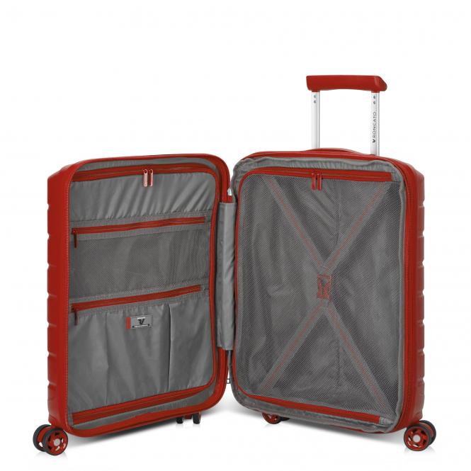 Roncato B-Flying Kabinentrolley, erweiterbar 55cm Rosso Roncato B-Flying Kabinentrolley, erweiterbar 55cm Rosso