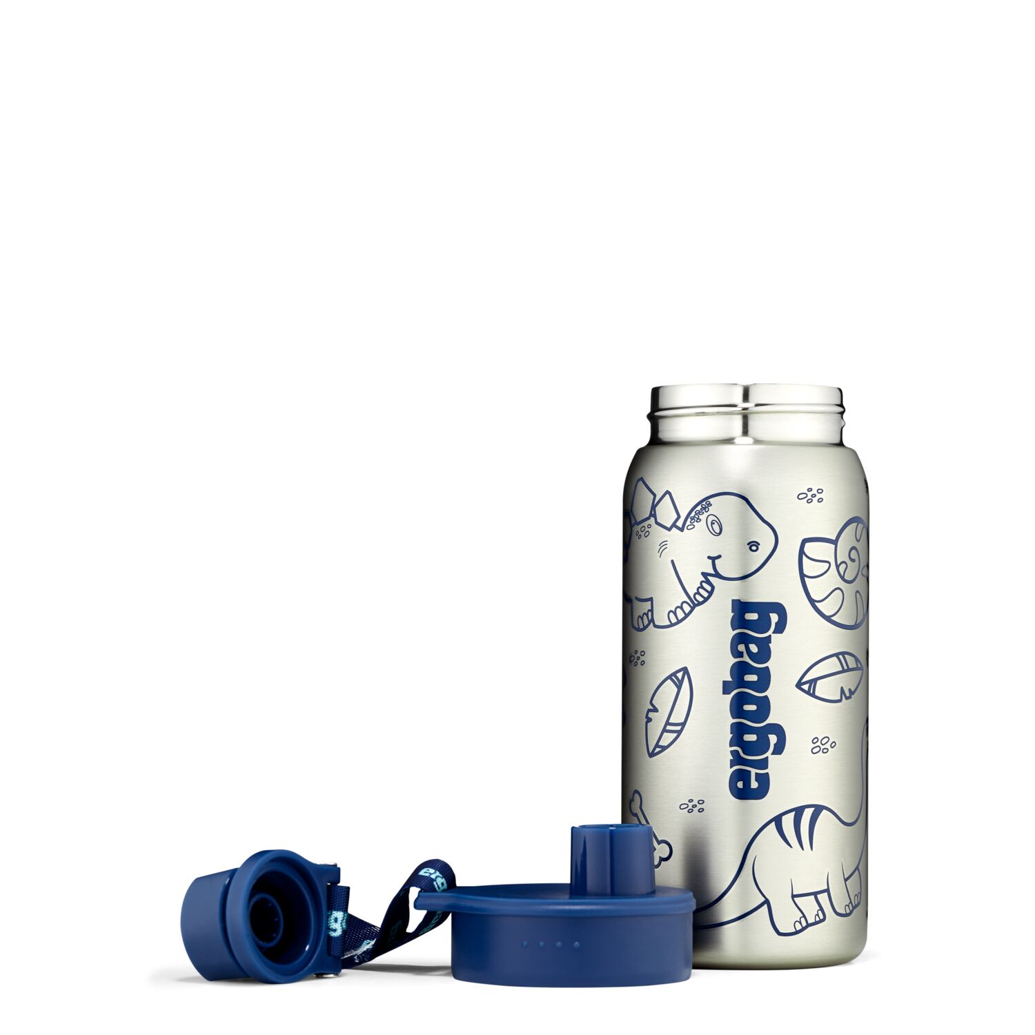 ergobag Schulzubehör Edelstahl Trinkflasche 500ml -2024 Blau ergobag Schulzubehör Edelstahl Trinkflasche 500ml -2024 Blau