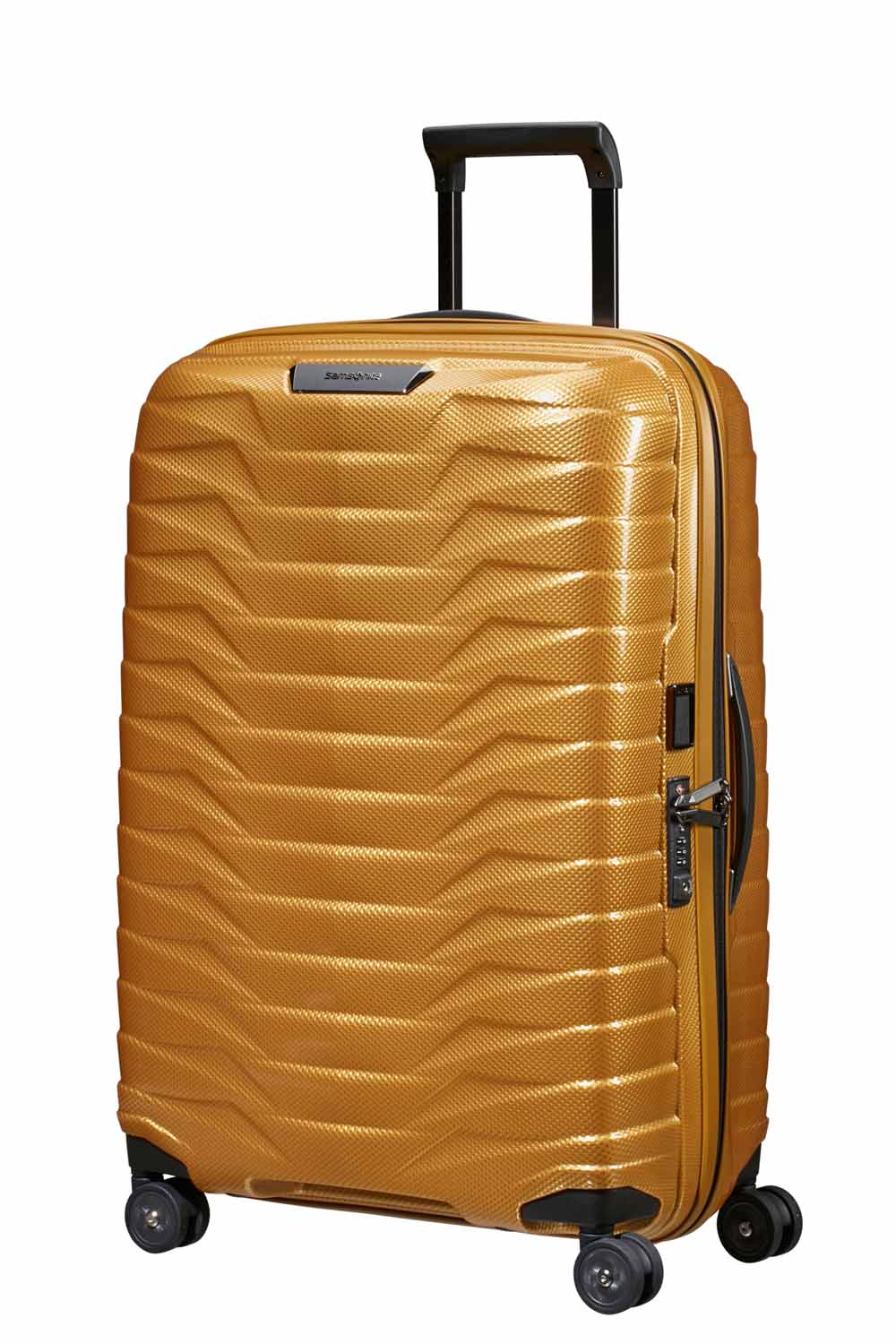 Samsonite Proxis Trolley mit 4 Rollen 69cm + GRATIS HOTELGUTSCHEIN Honey Gold Samsonite Proxis Trolley mit 4 Rollen 69cm + GRATIS HOTELGUTSCHEIN Honey Gold