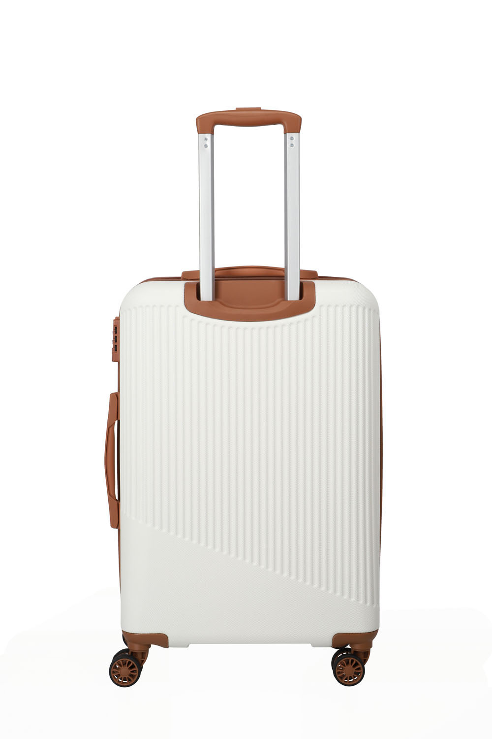 Travelite BALI Trolley M 4-Rollen Weiss/cognac