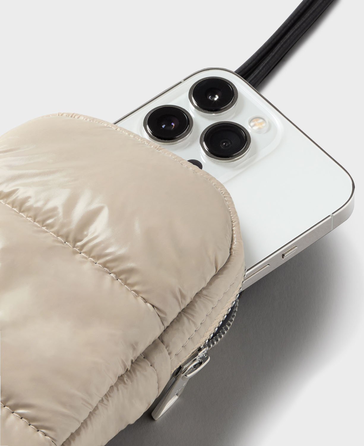 Wouf Quilted Collection Crossbody Phone Bag -Glossy Air Wouf Quilted Collection Crossbody Phone Bag -Glossy Air