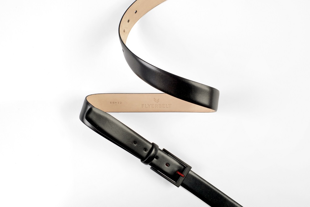 Flyerbelt Security Metallfreier Gürtel 125 cm -Mit dem roten Dorn Schwarz Flyerbelt Security Metallfreier Gürtel 125 cm -Mit dem roten Dorn Schwarz